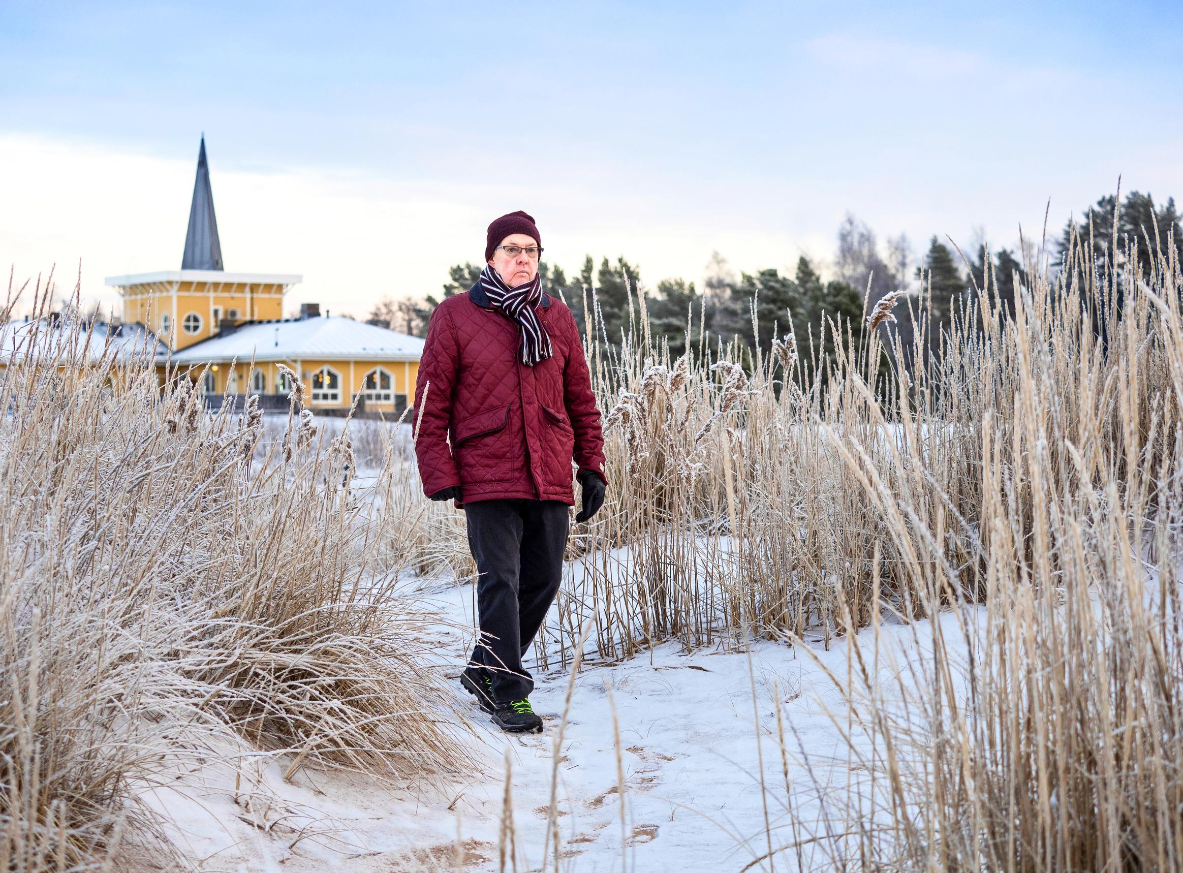 Yyterin golfklubi on Matin lempipaikkoja. Pelkästään oleilu kauniissa maisemissa rauhoittaa mielen ja antaa voimia.