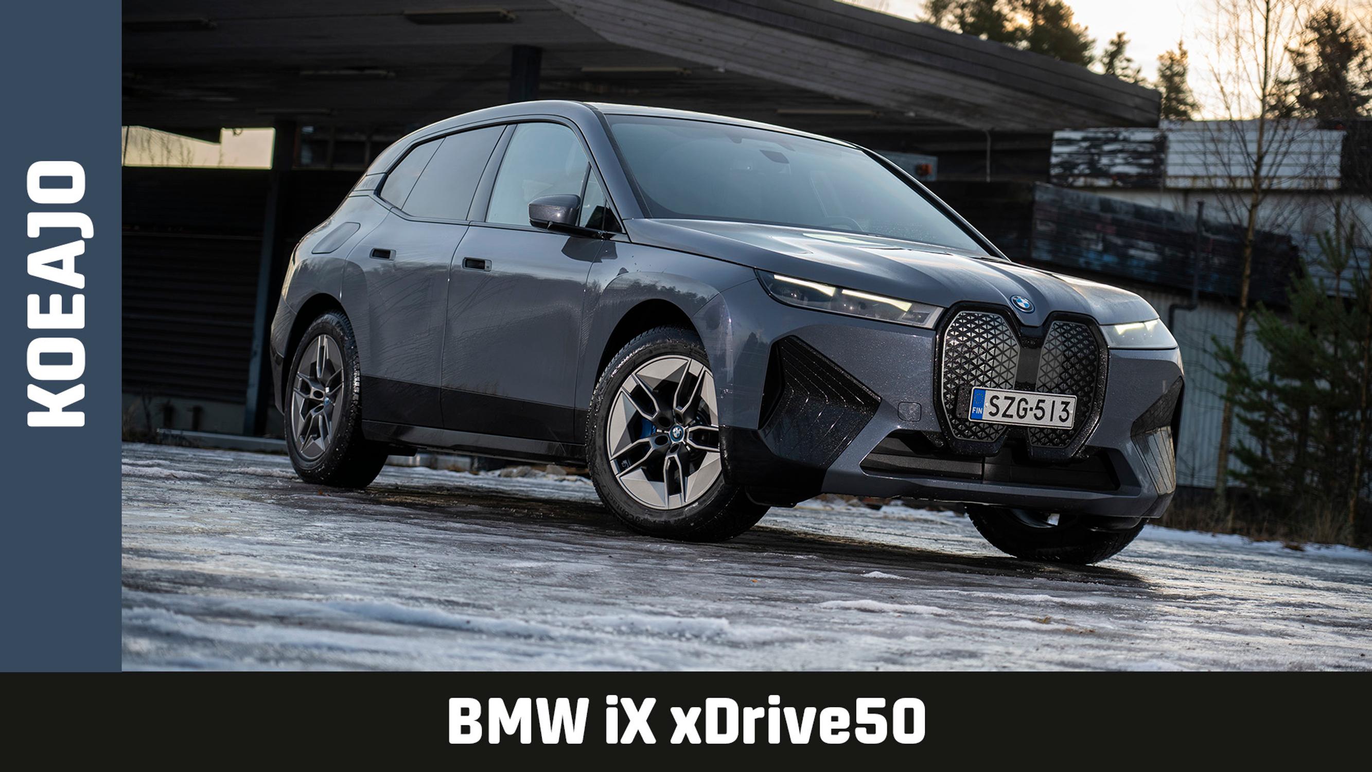 Koeajo: BMW iX xDrive50 - Sähköautoilun ytimeen
