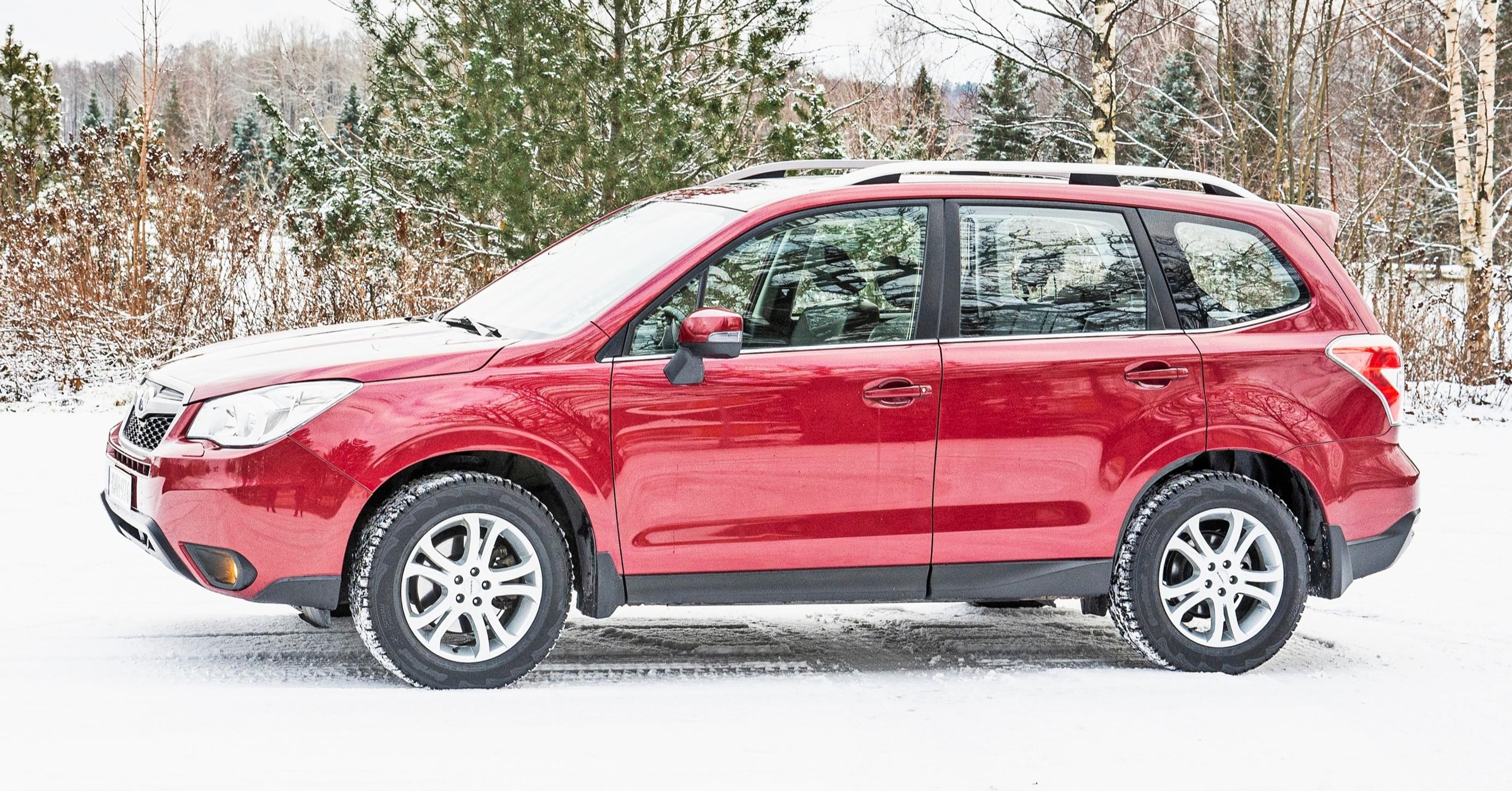 Subaru Foresterin kori on käytännöllisen kulmikas.