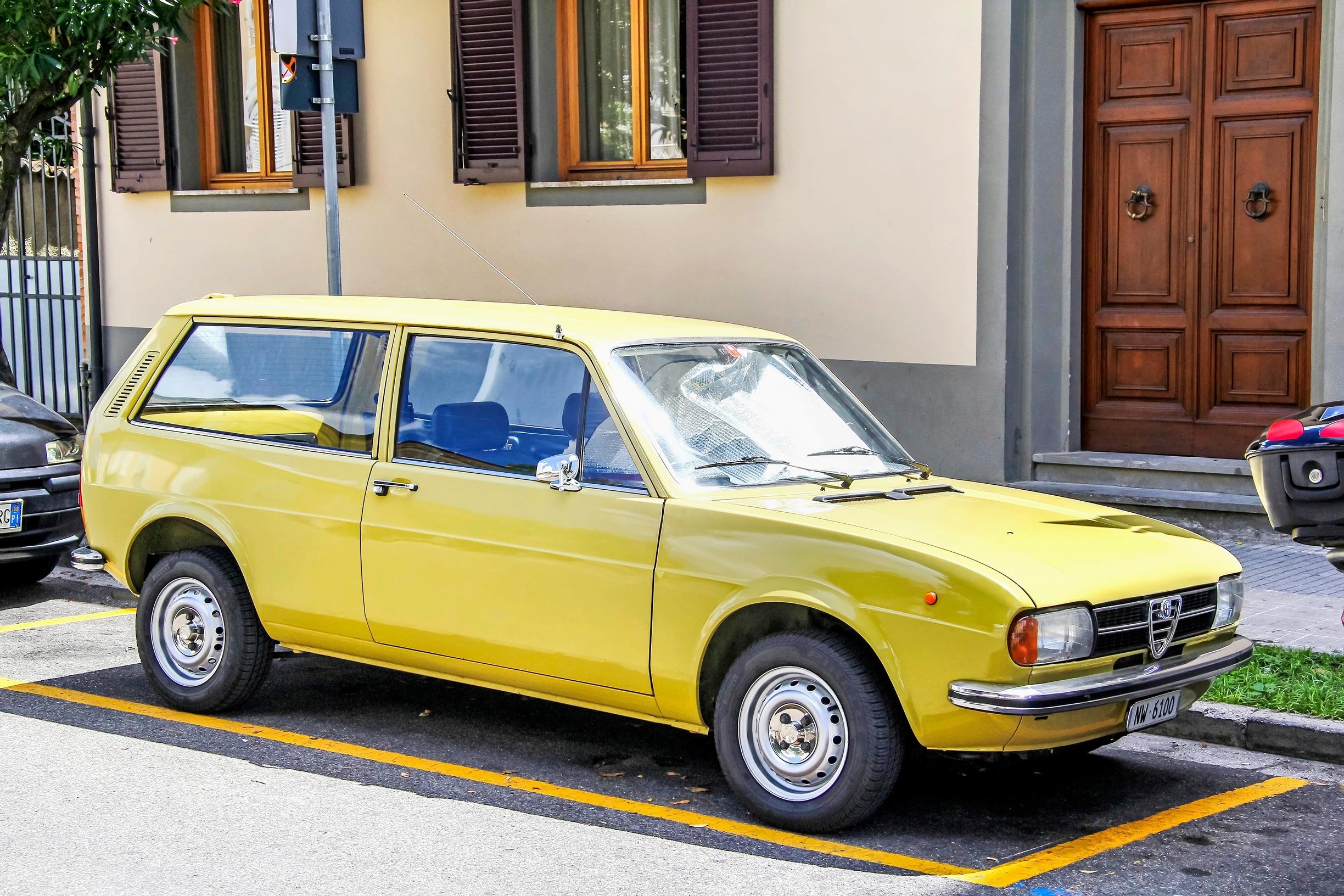 Alfa Romeo Alfasud. Farkkuharvinaisuus.