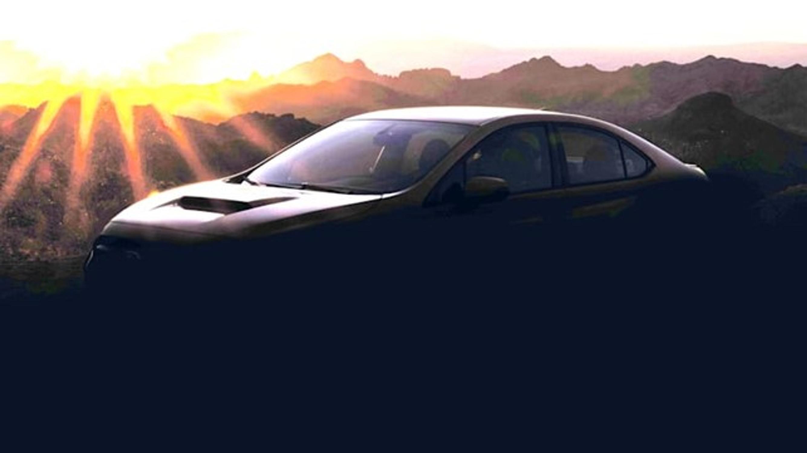 Subarulta tiiserikuva uudesta WRX:stä