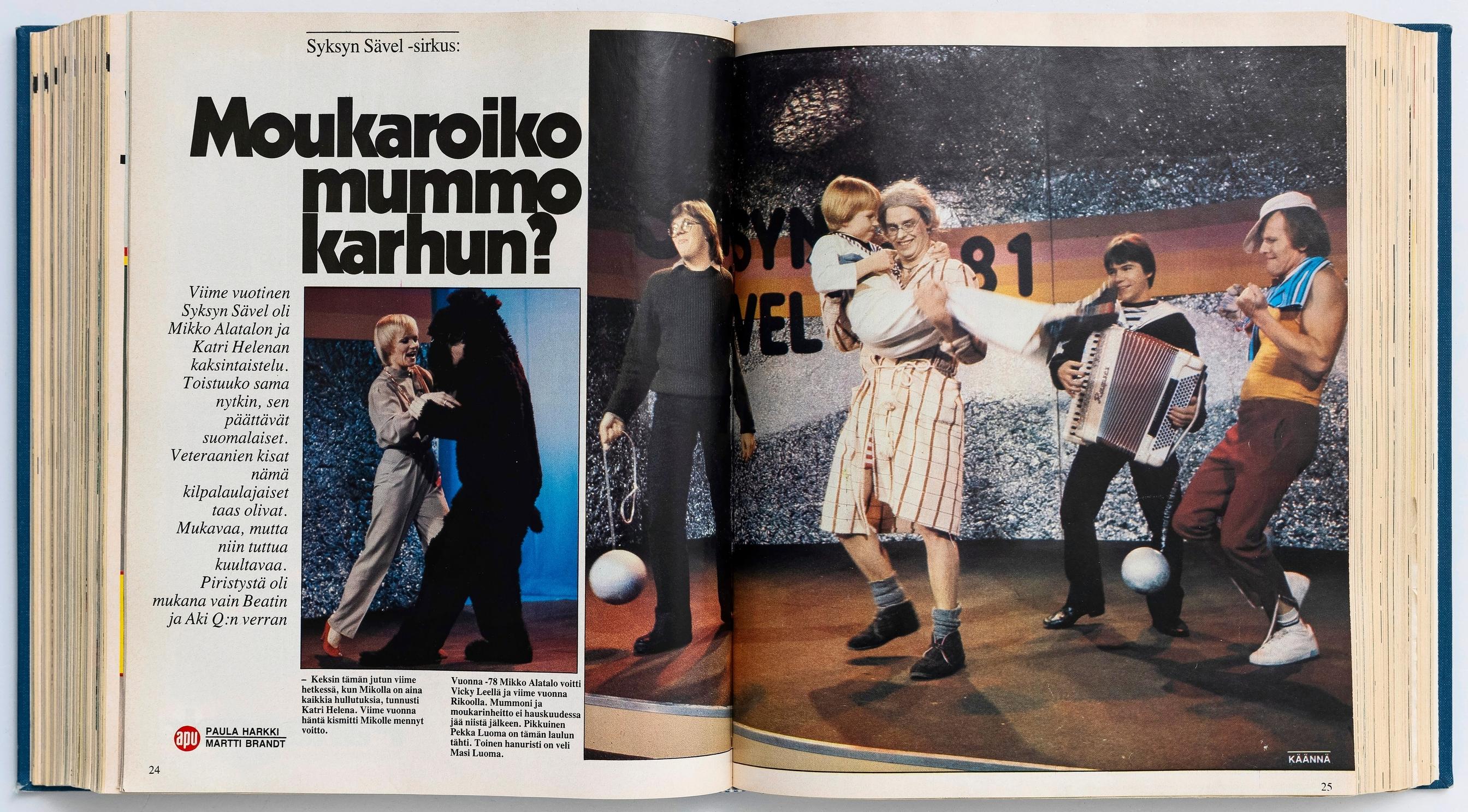 Syksyn sävel 1981 Katri Helena ja Mikko Alatalo, kaksintaistelu