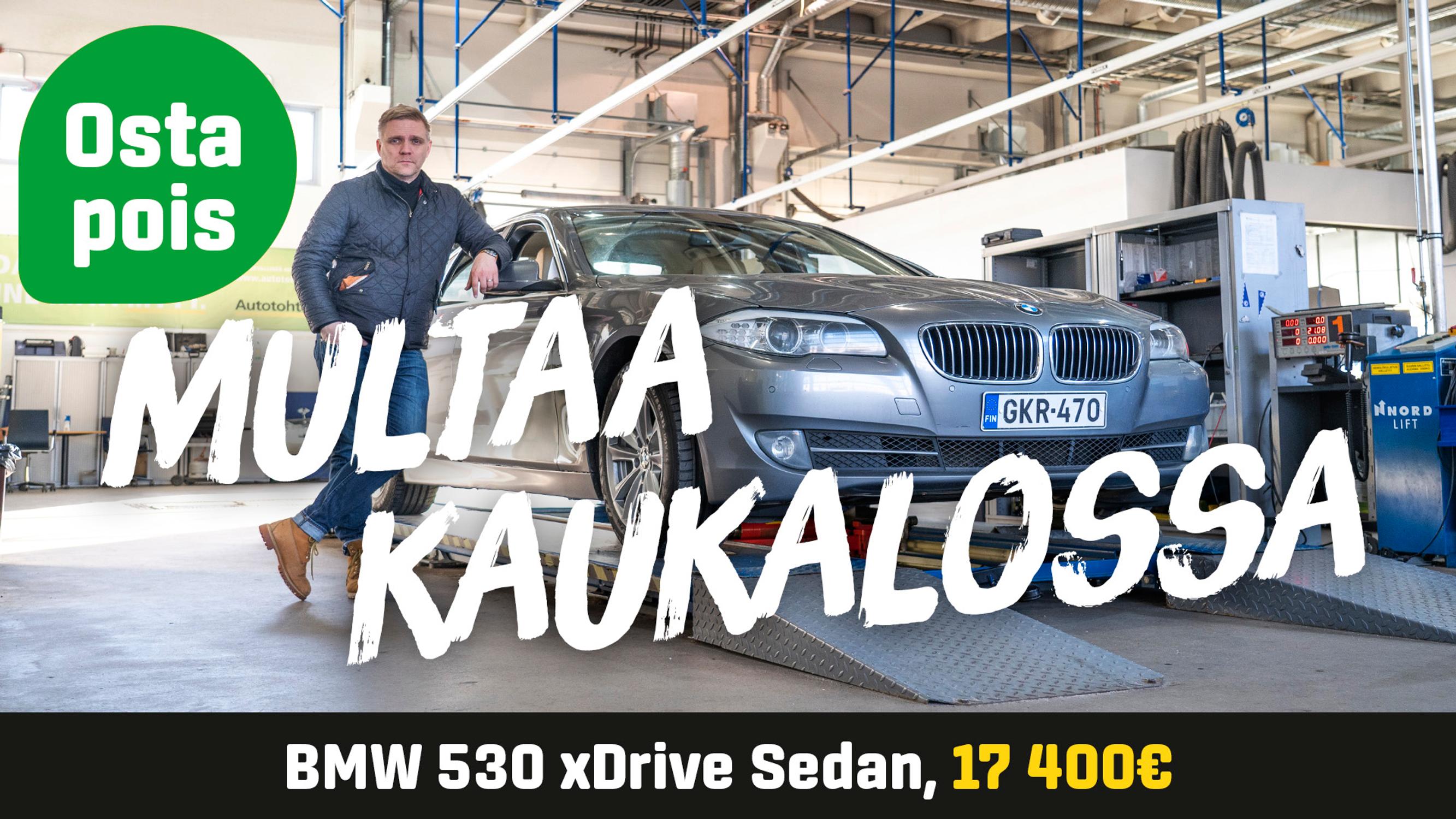 Käytetty: BMW 530dA xDrive Sedan (17 400€) - Multaa kaukalossa