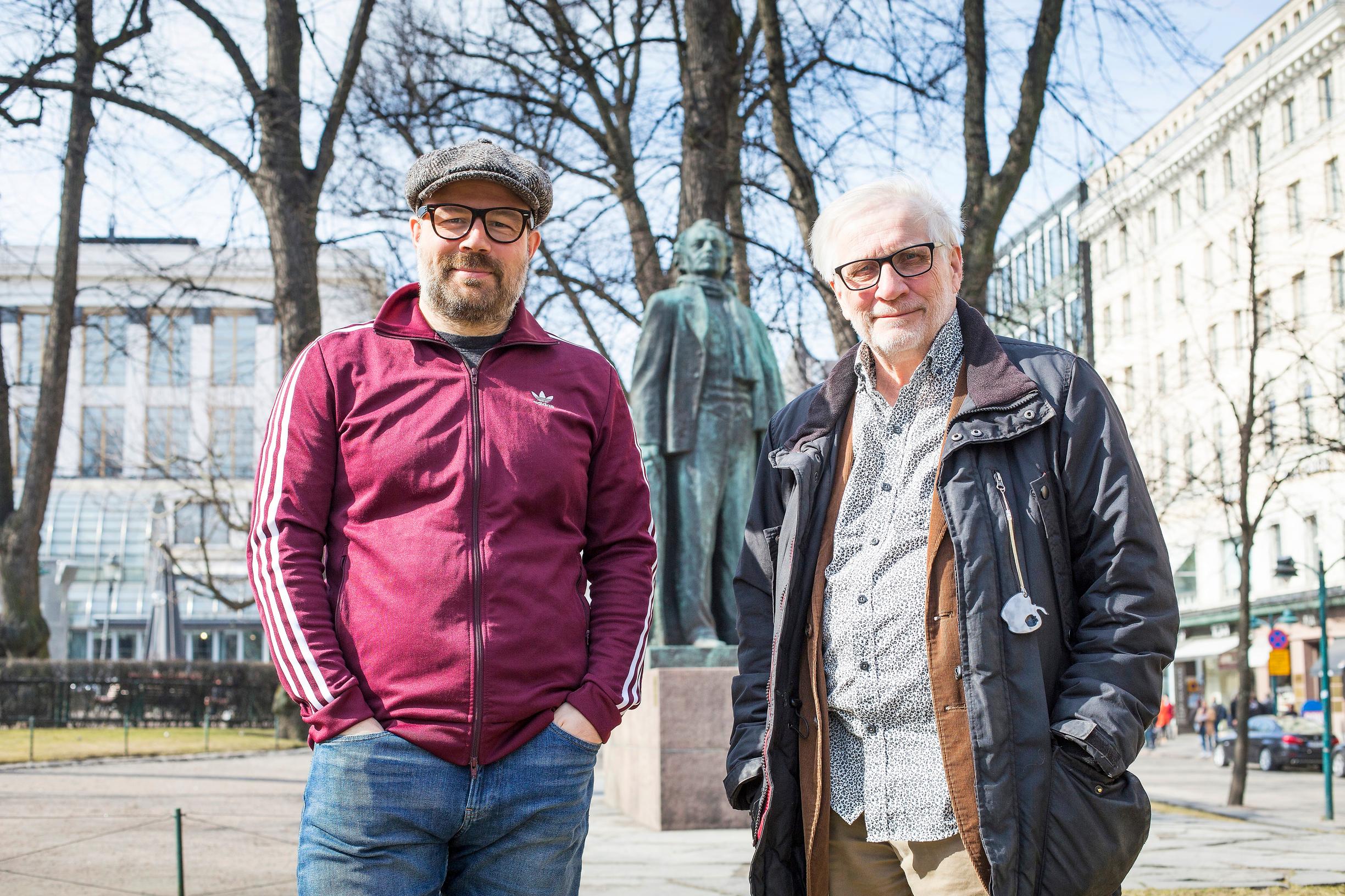 Punapappi Terho Pursiainen ja porvaripoika Heikki Pursiainen, ikuiset väittelijät