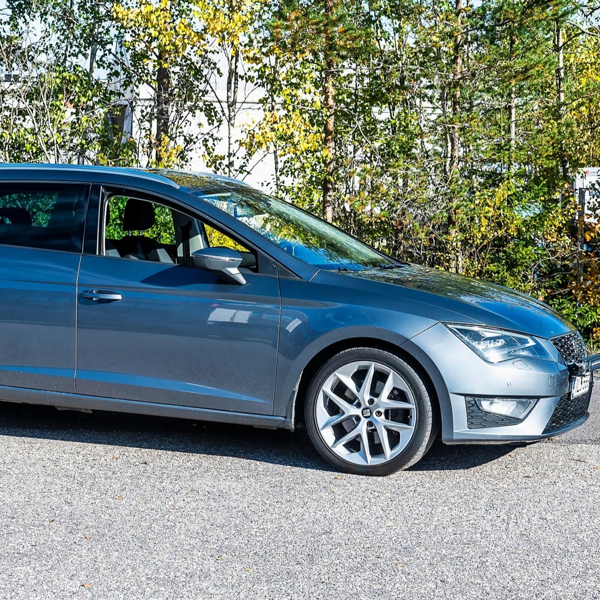 Seat Leon ST vm 2014 – Yhdeksän tonnia käteistä tiskiin ja baanalle – TDI-Seat on halpa ja kulkee vähällä 