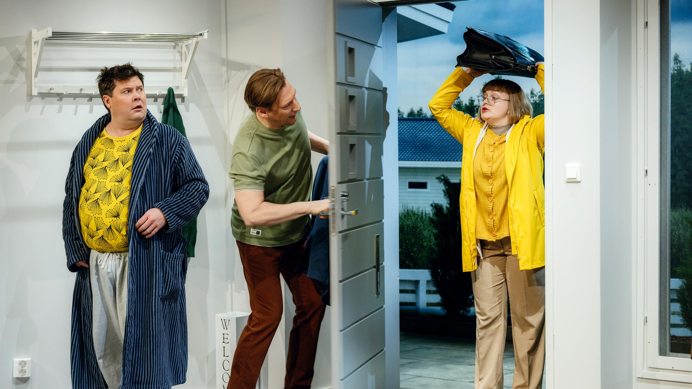 Ilmasta rahaa – Helsingin kaupunginteatterin farssissa Kela-virkailija varastaa show'n