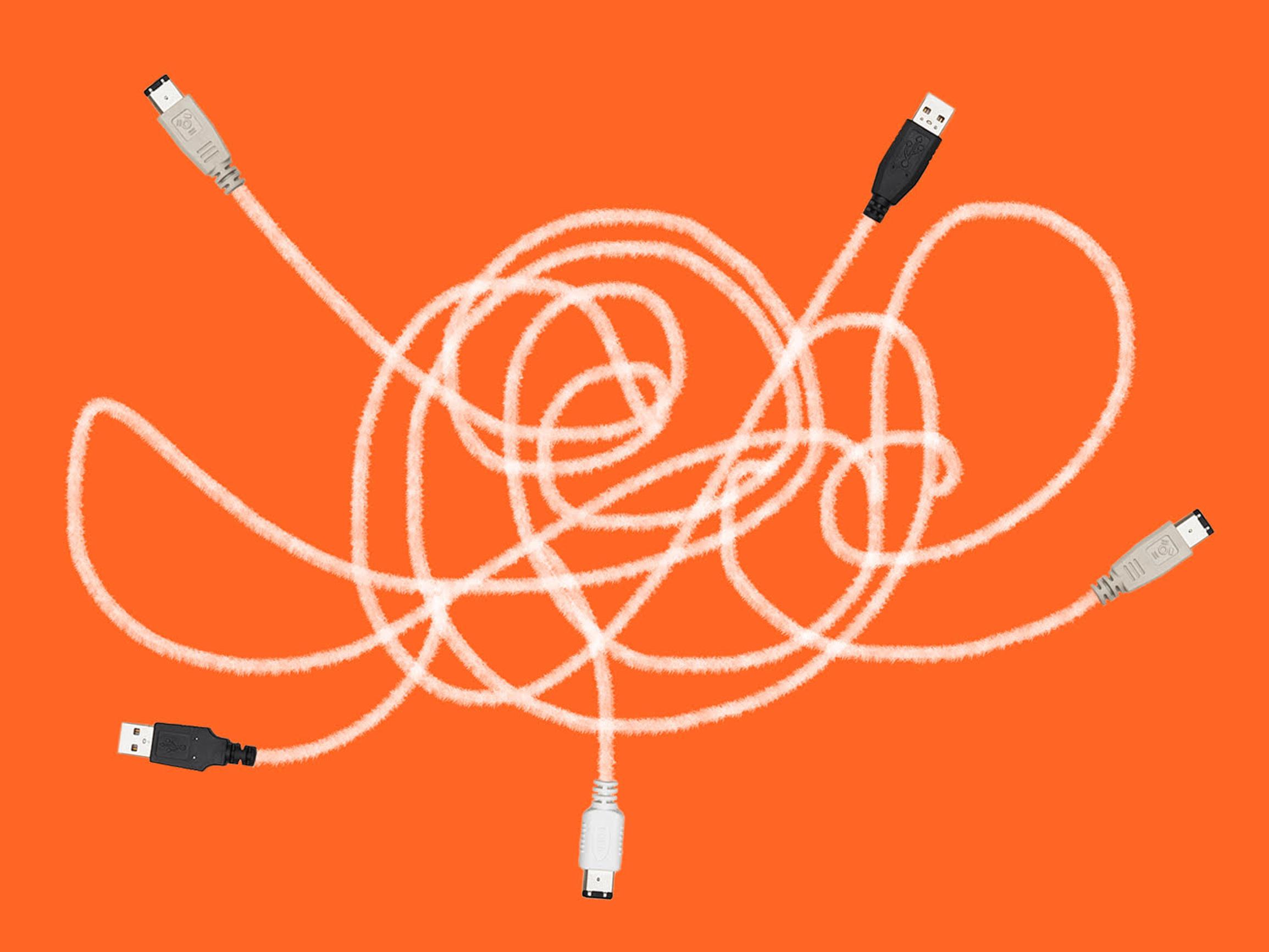 Oikean liittimen löytäminen piuhalle voi olla tuskaa – Tästä johtuu, miksei edes USB-C auta