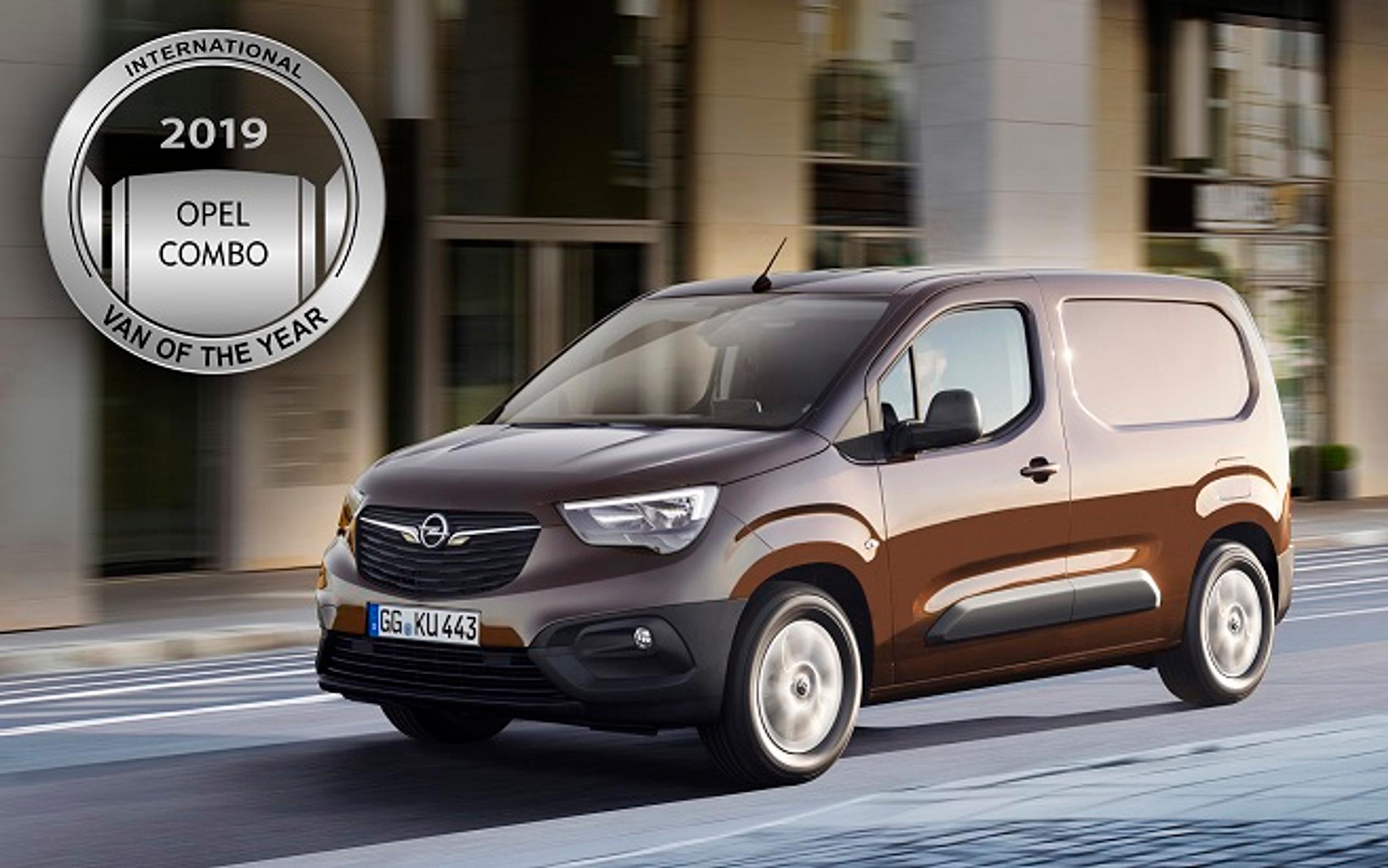 Uusi Opel Combo valittu Vuoden Pakettiautoksi 2019