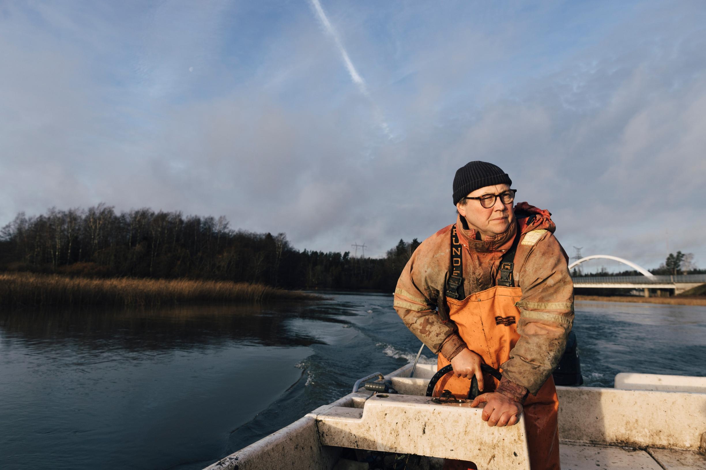 Ben Henriksson, kalastaja.