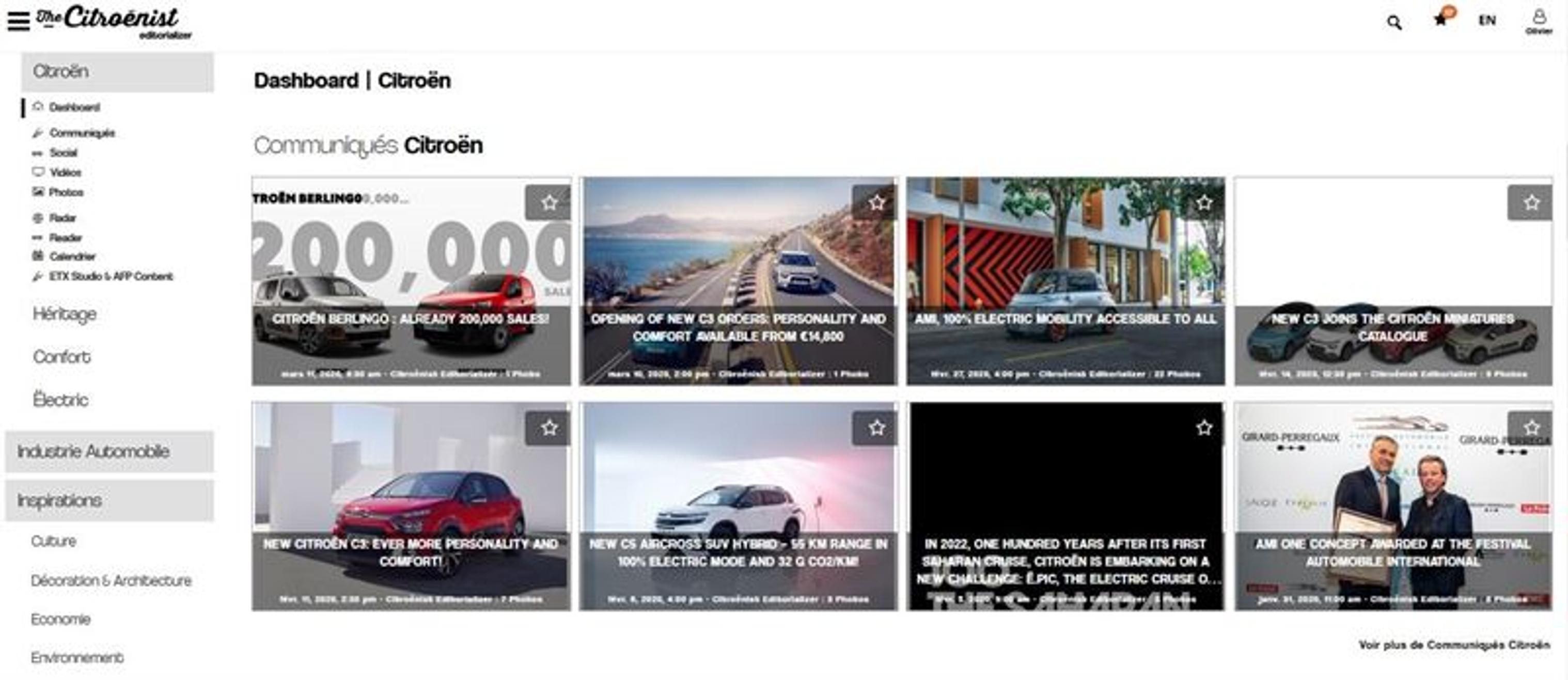 Citroen avaa uutishuoneensa kaikille poikkeustilan vuoksi