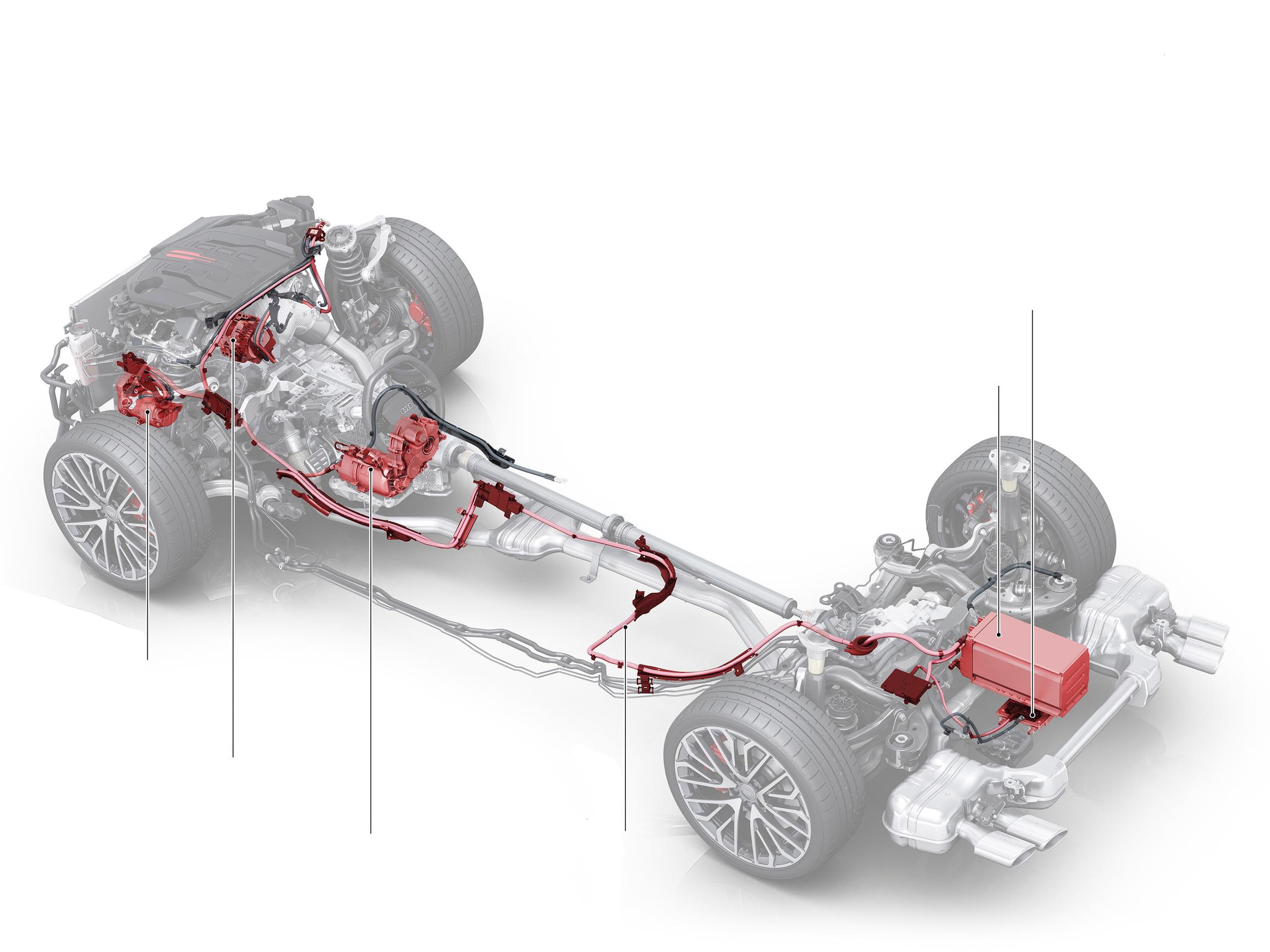 Näin toimii Audin 48 voltin kevythybridi – akun kapasiteetti on jo samaa kokoluokkaa kuin monien muiden valmistajien perushybrideissä