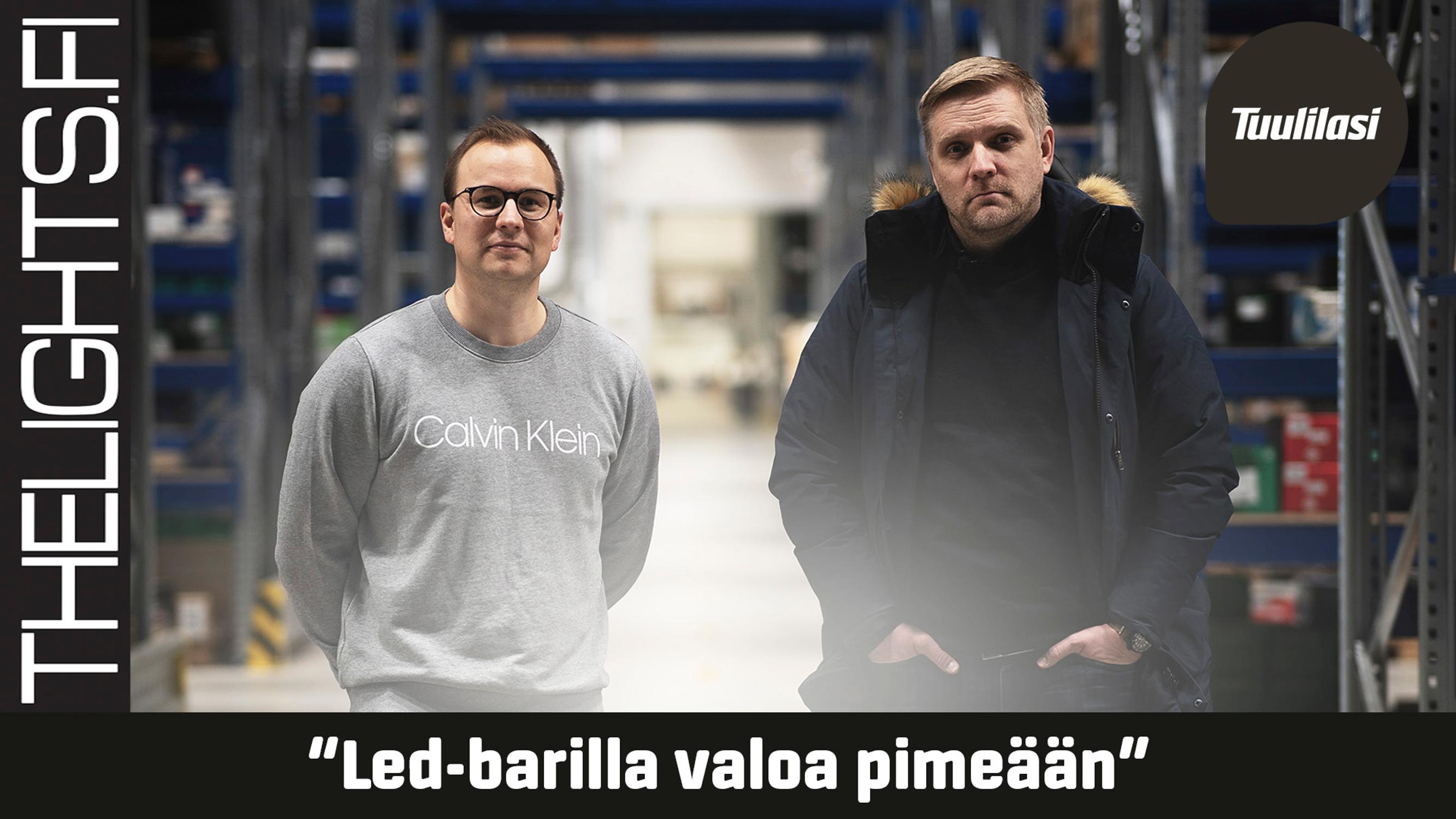 Led-barilla lisävaloa pimeyteen: "Näkee aika käsittämättömän pitkälle"