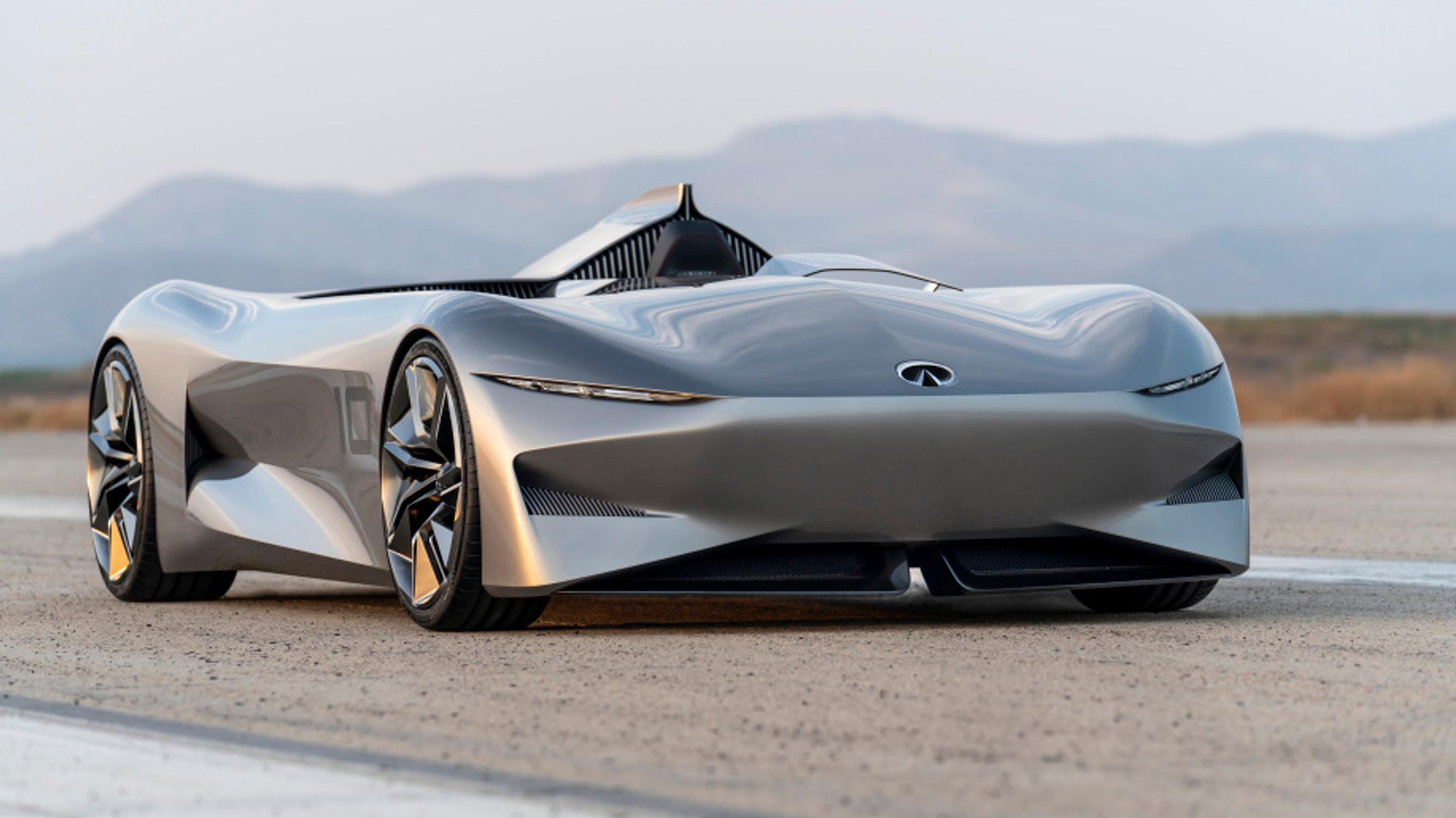 Katso kuvat - Nissanin luksusbrändin Infinitin Prototype 10 on futuristinen luomus
