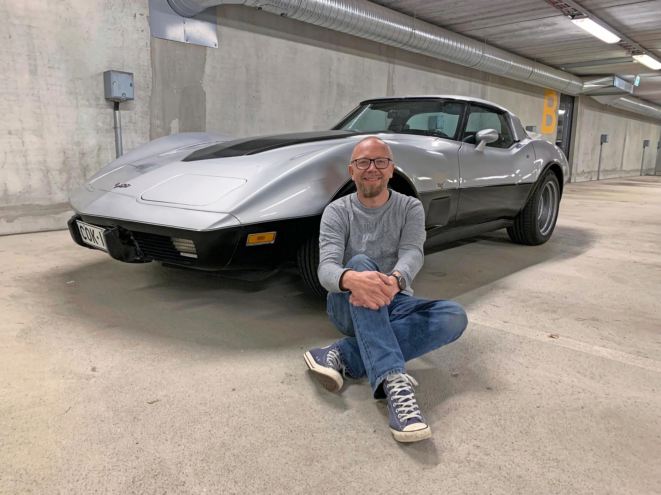 Chevrolet Corvette vm. 1979 ja Kalle Kalaja