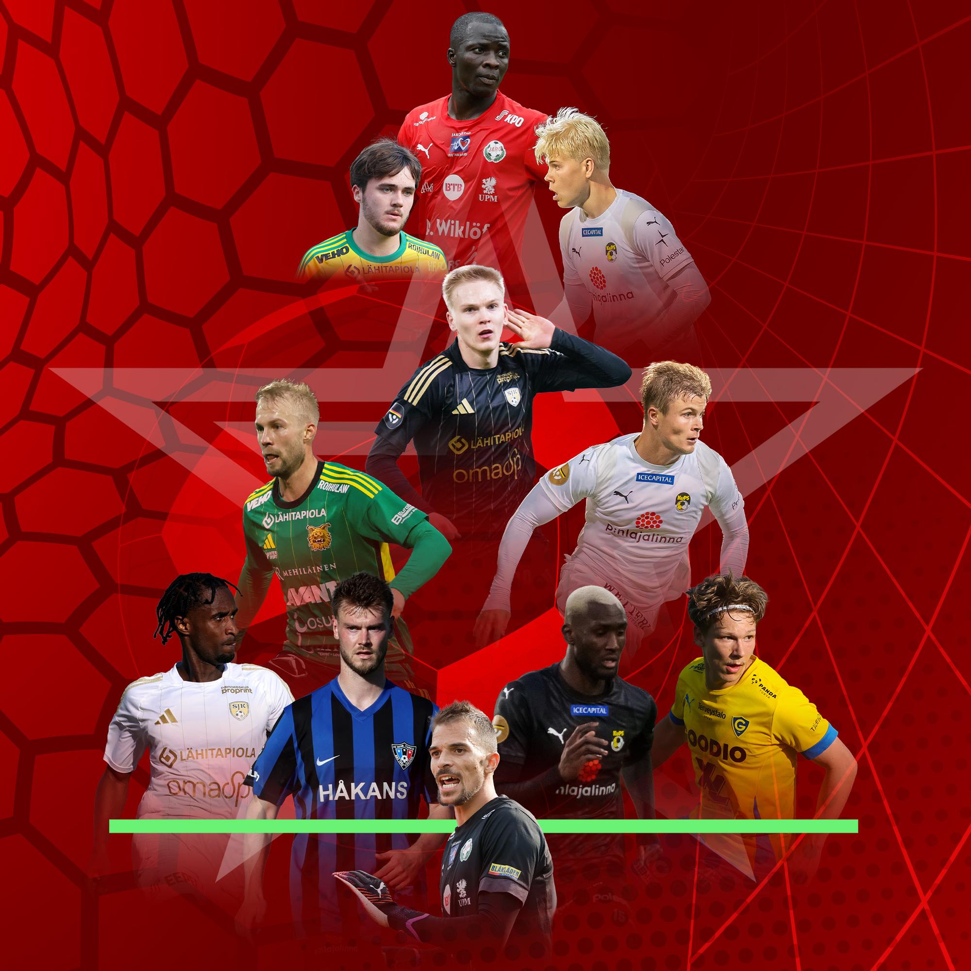 Tässä on Veikkausliigan tähdistökentällinen – ”Koko sarjan ykköspelaaja” 