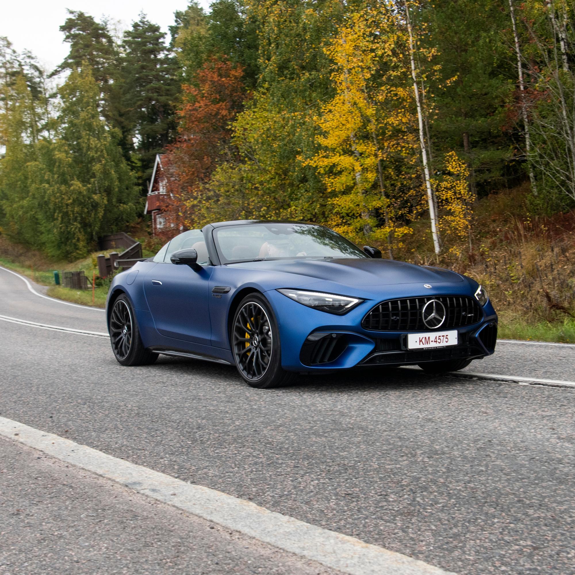 Mercedes-AMG SL on vakaa ja mukava matkakumppani, mutta vain miljonäärille