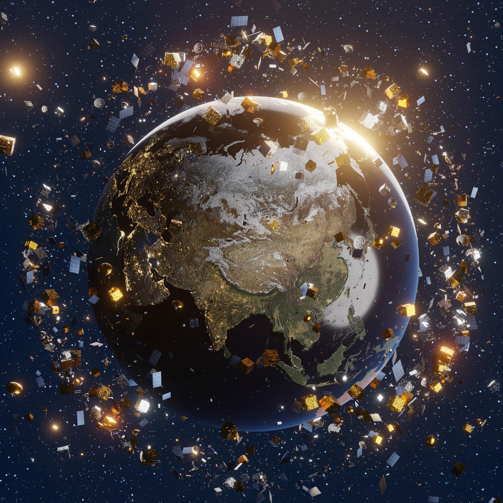 Kiertorata Maapallon ympärillä täyttyy romusta ja satelliiteista – Vuonna 2030 maata kiertää ehkä jo sata tuhatta satelliittia