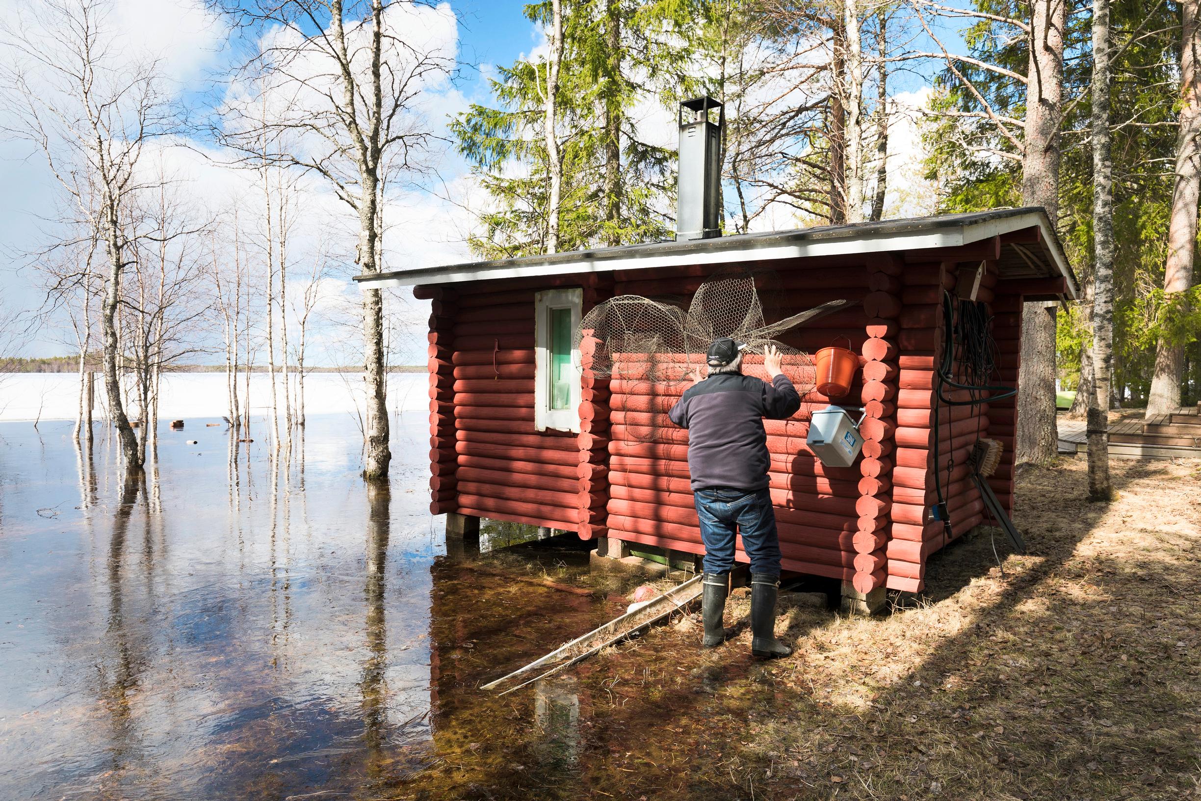 Apu Pudasjärvellä: ”Ennätystulva voi tulla, jos sää lämpenee nopeasti ja tulee runsaasti vesisateita”