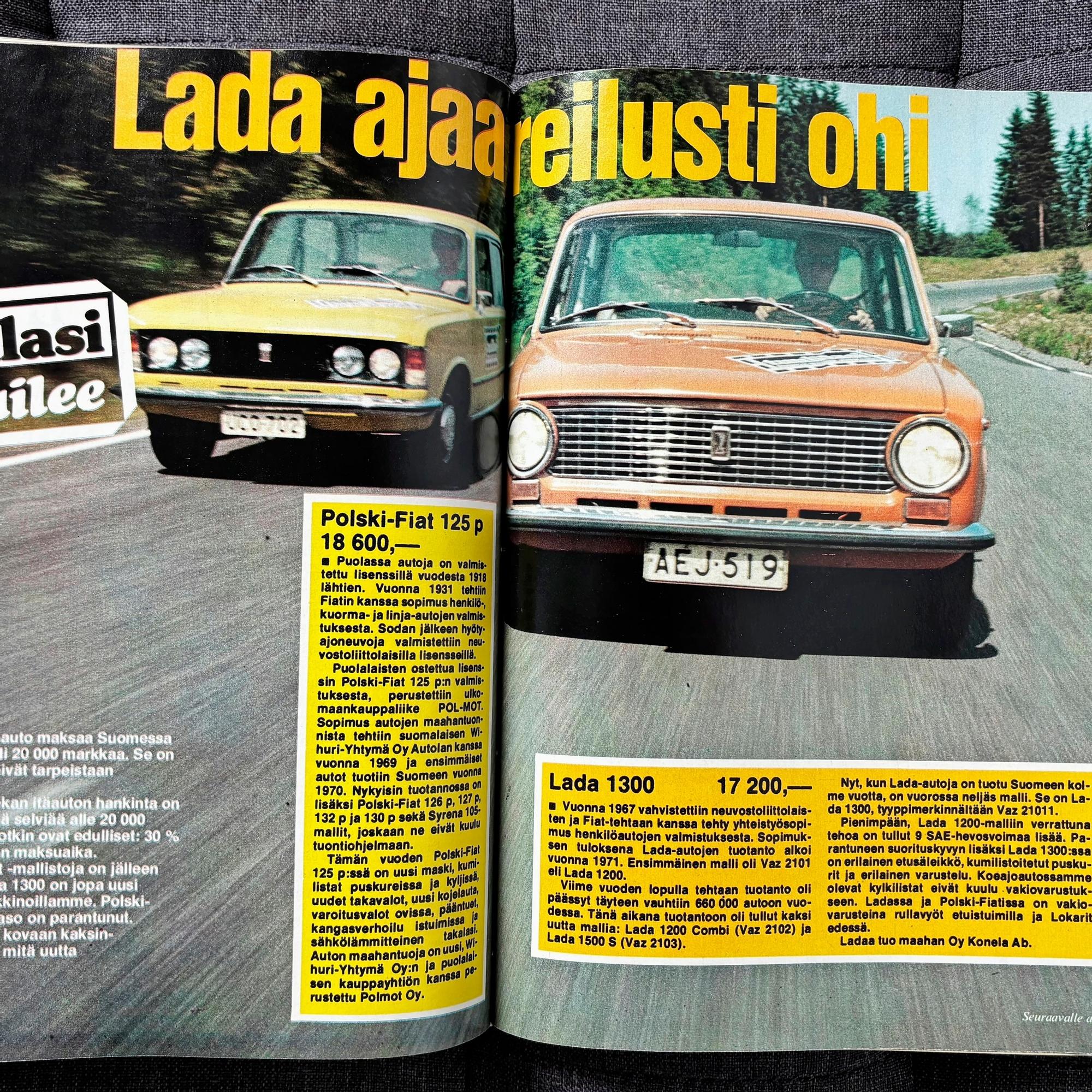 Halpa hinta, hutera hitsaus – Tuulilasin vertailussa 1975 pantiin samalle viivalle kaksi edullista itäautoa, Lada ja Polski Fiat – Tulos oli karu