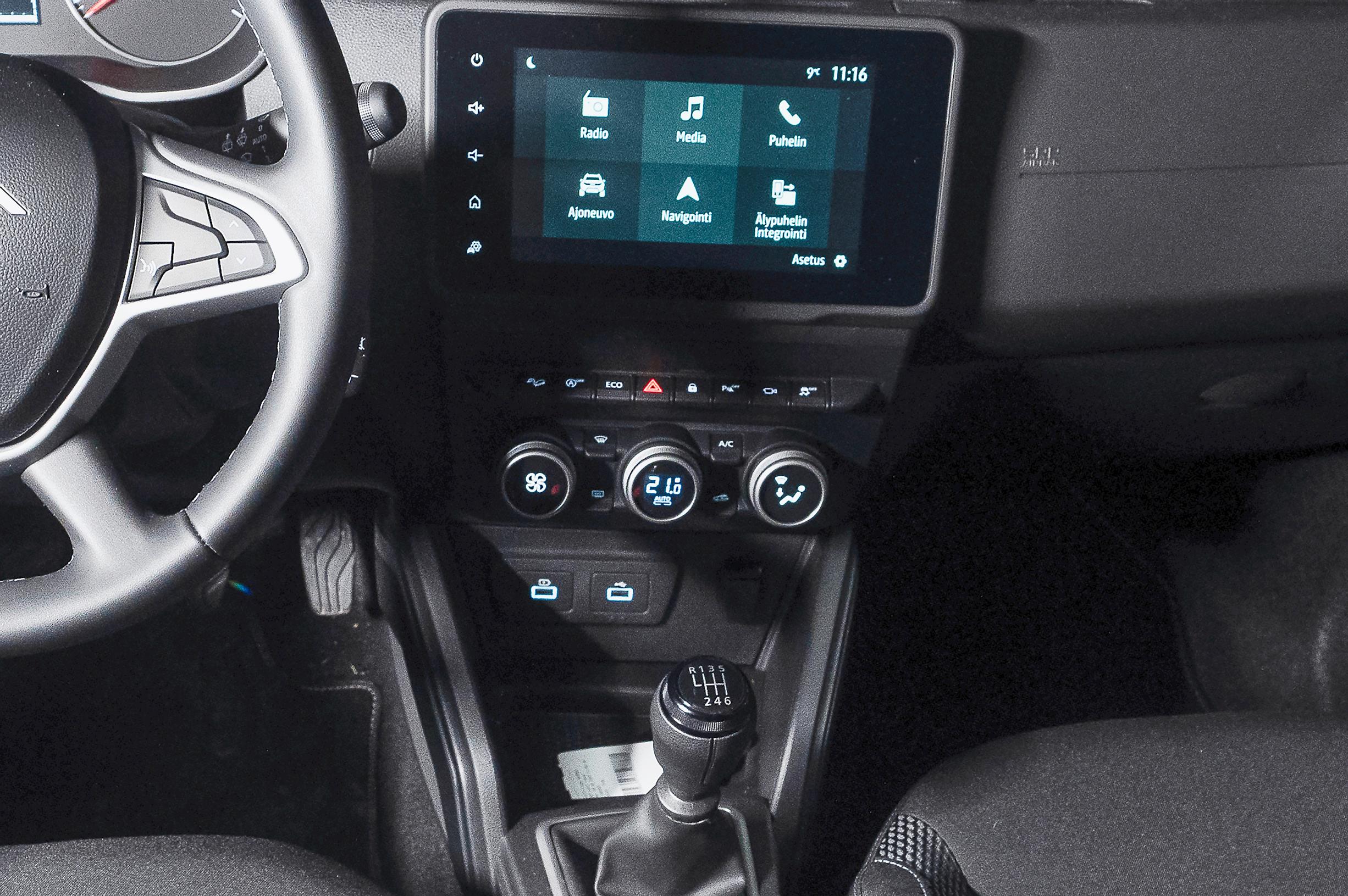 Dacia Duster näyttö