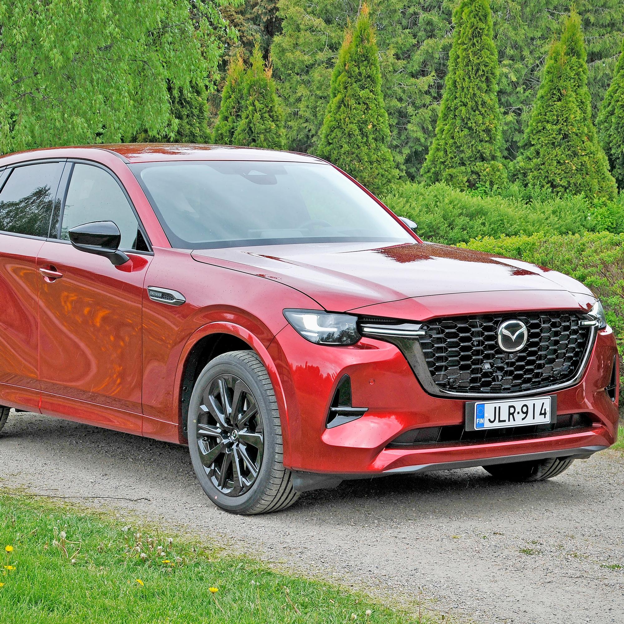 Mazda CX-60 – Harvinaista herkkua tänä päivänä on 3,3 litran dieselmoottori – Uusi Mazda on vanttera voimapussi