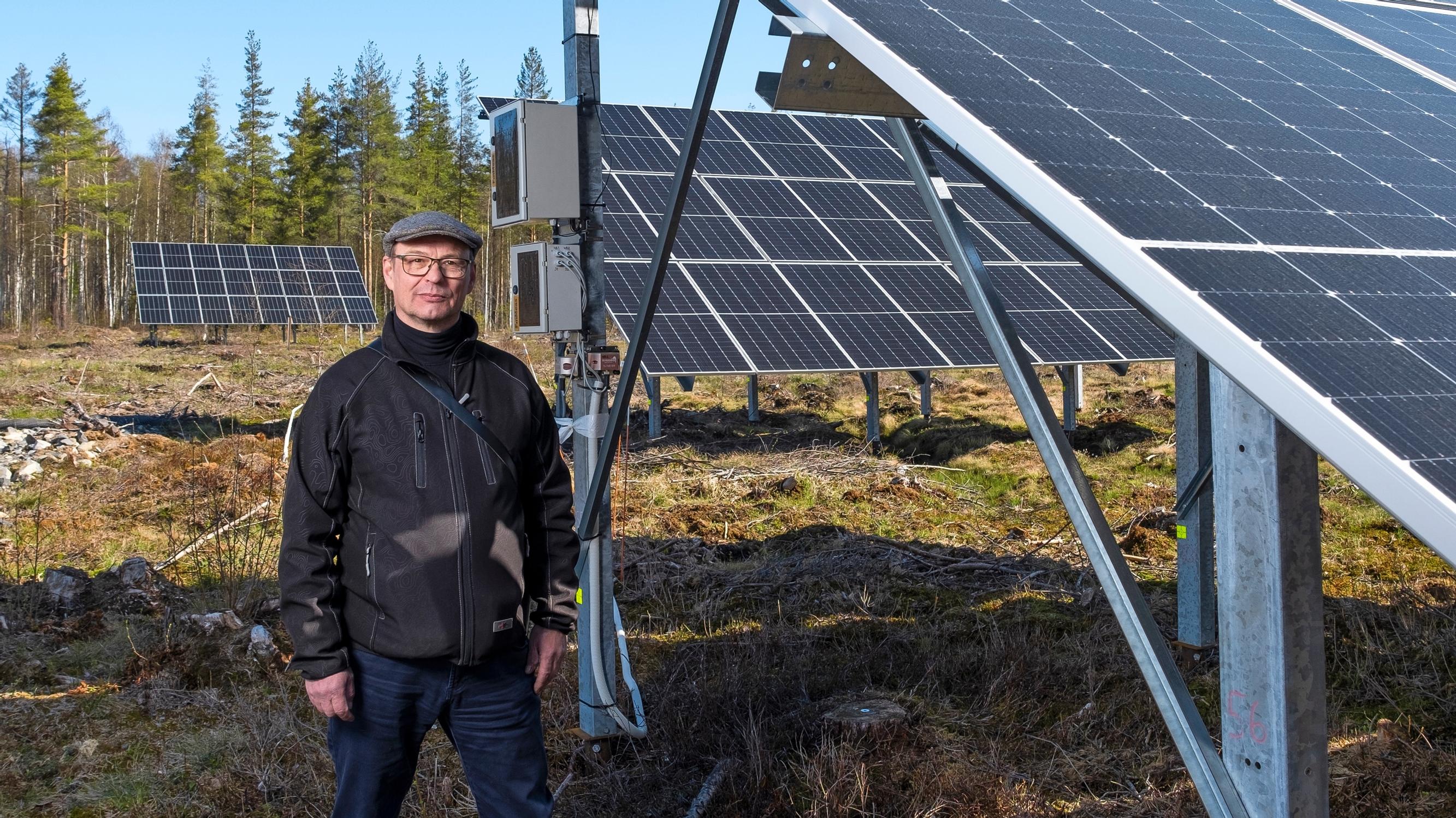 Kosteikkoon on upotettu 5 000 kantoa – Kontiolahdella kehitetään aurinkovoimaa yhdessä suoluonnon ennallistamisen kanssa 