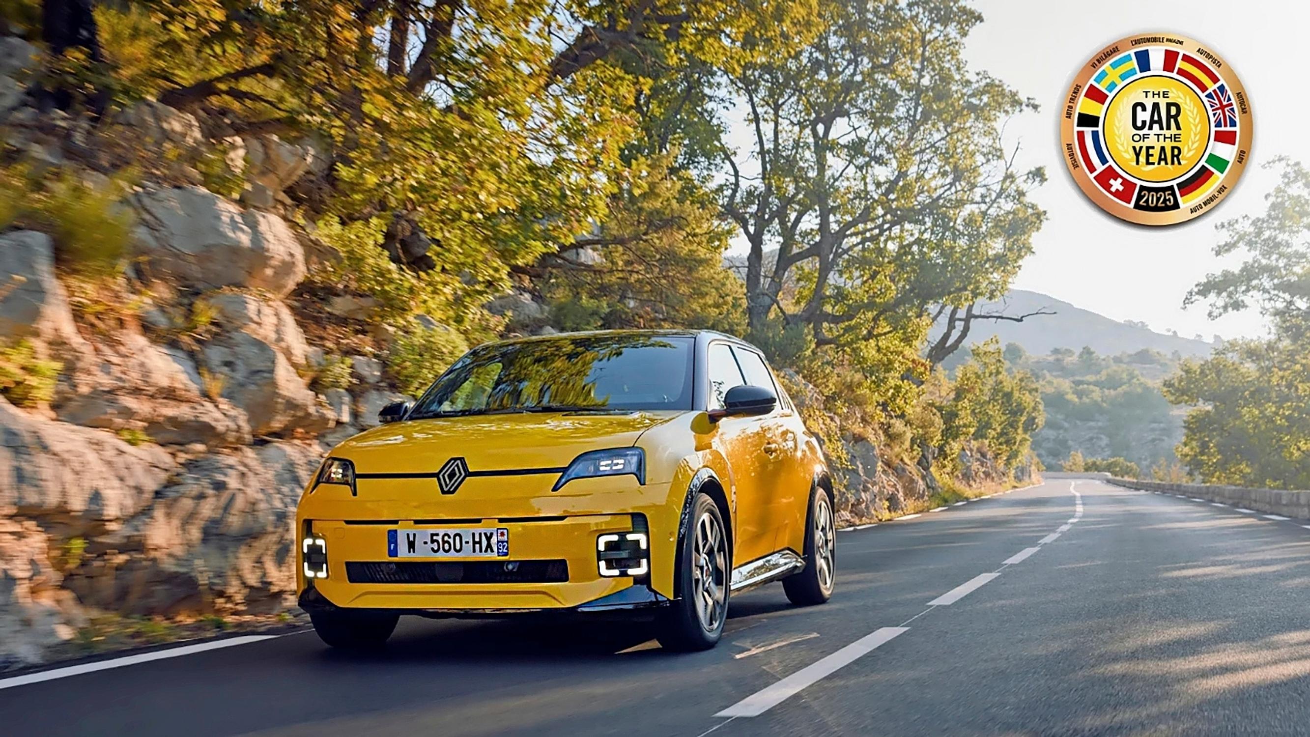 Vuoden Auto(t) Euroopassa 2025 – Renault 5 E-Tech electric ja Alpine A290 jakoivat ykkössijan