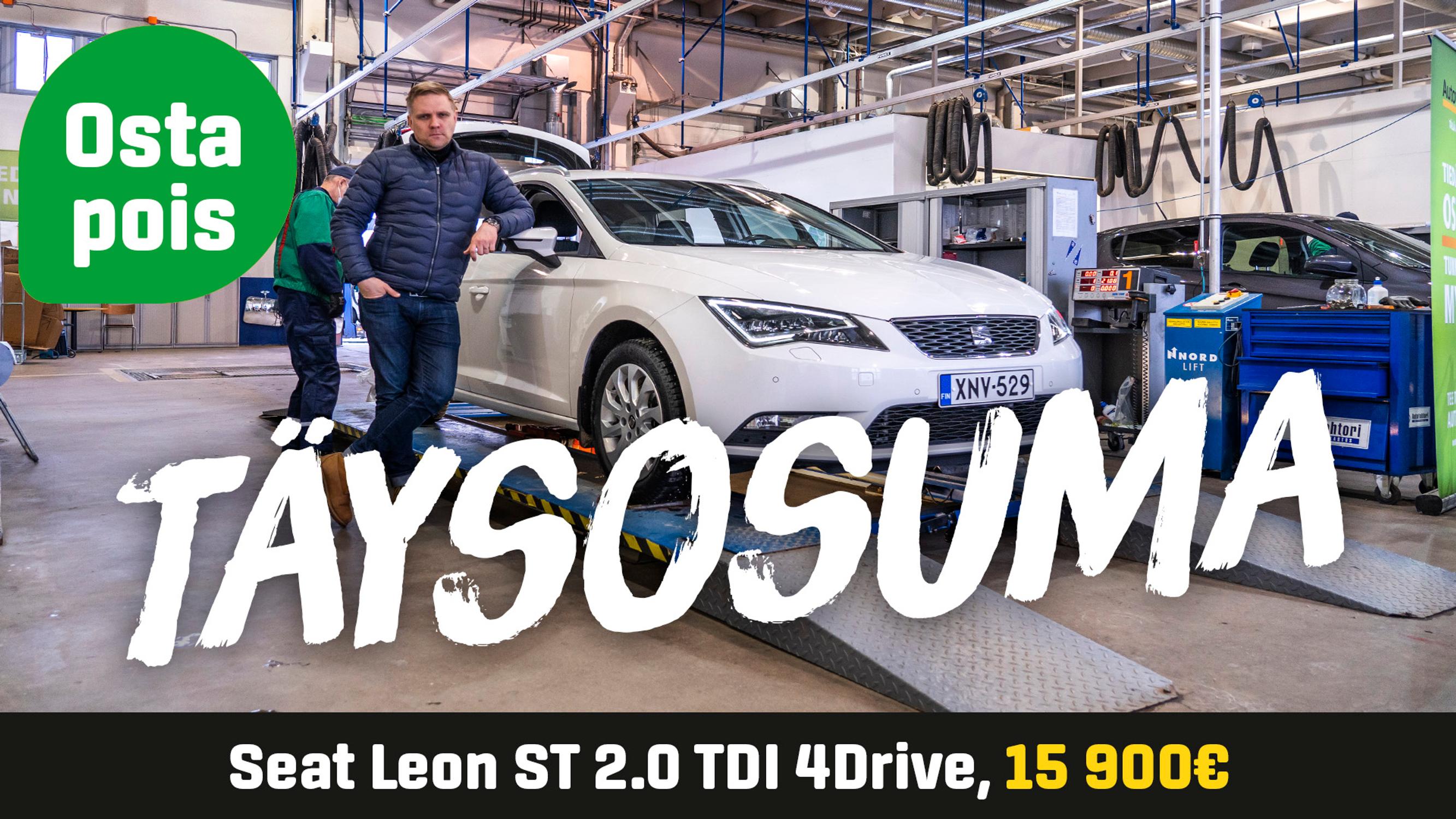 Käytetty: Seat Leon ST 2.0 TDI 4Drive (15 900 €) - Täysosuma