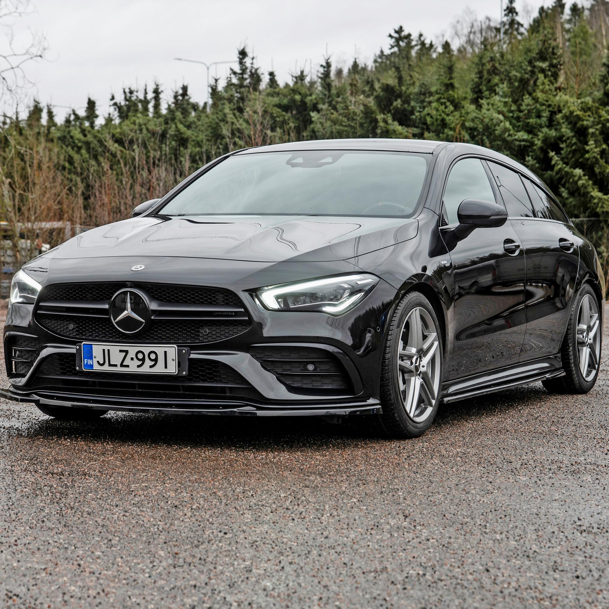 Mercedes-Benz CLA vm. 2020 – Nelivetoinen sportti, alusta kova ja hyvin matala – Ei syrjäkylien sorateille eikä tyhjätaskuille