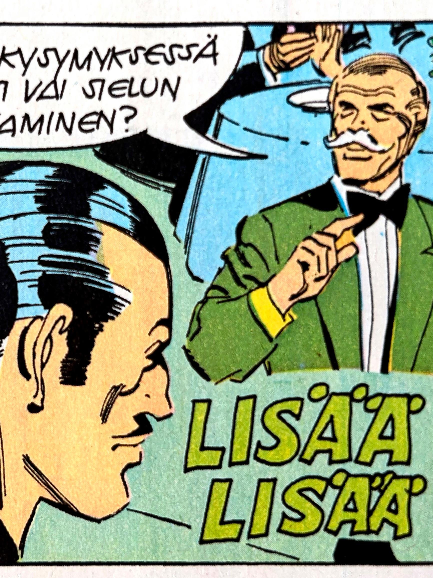 Legendaarinen viiksekäs sarjakuvasankari palaa ja tekee taas hypnoottisen eleen