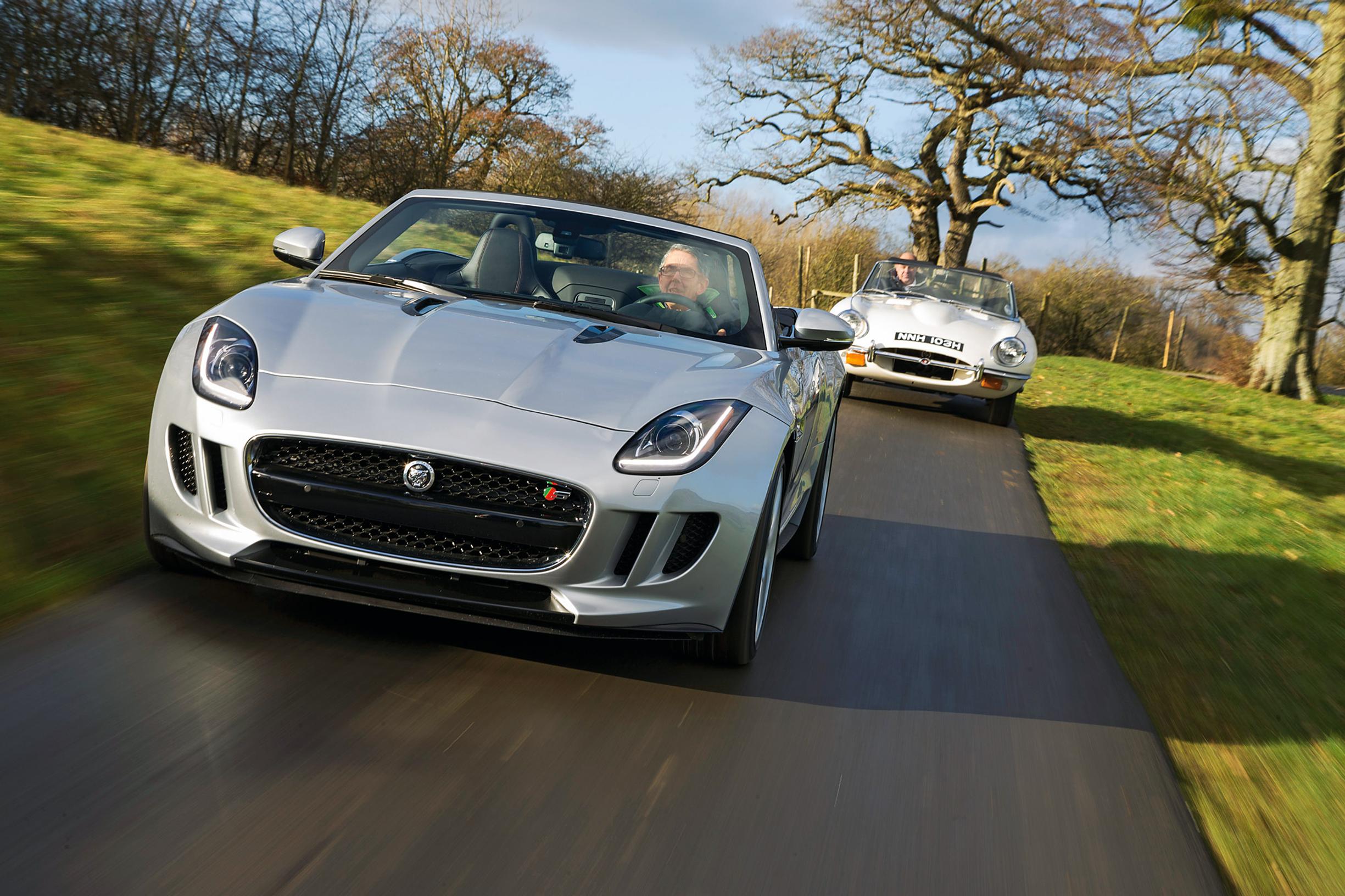 Vertailussa legenda ja sen seuraaja – Jaguar E-Type ja F-Type
