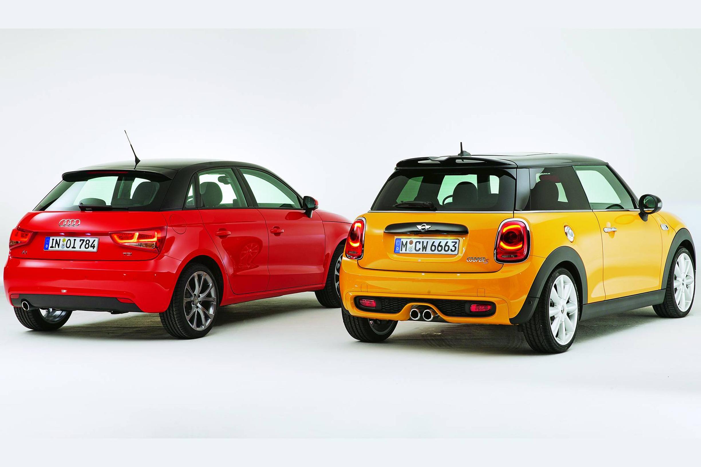 Uusi Mini vastaan Audi A1