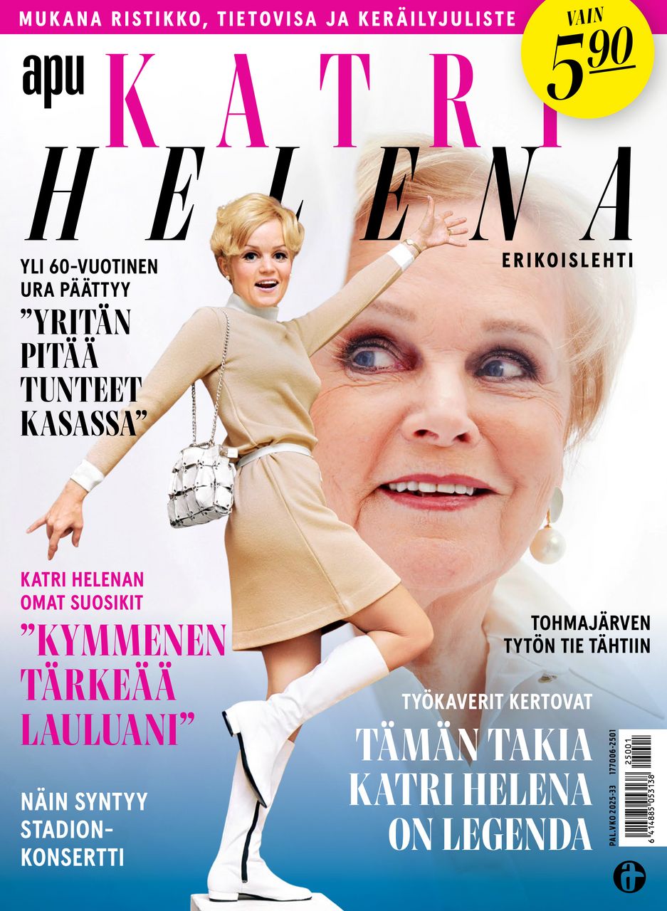 Kaikkien aikojen Katri Helena -lehti – Avun upea erikoislehti nyt myynnissä!
