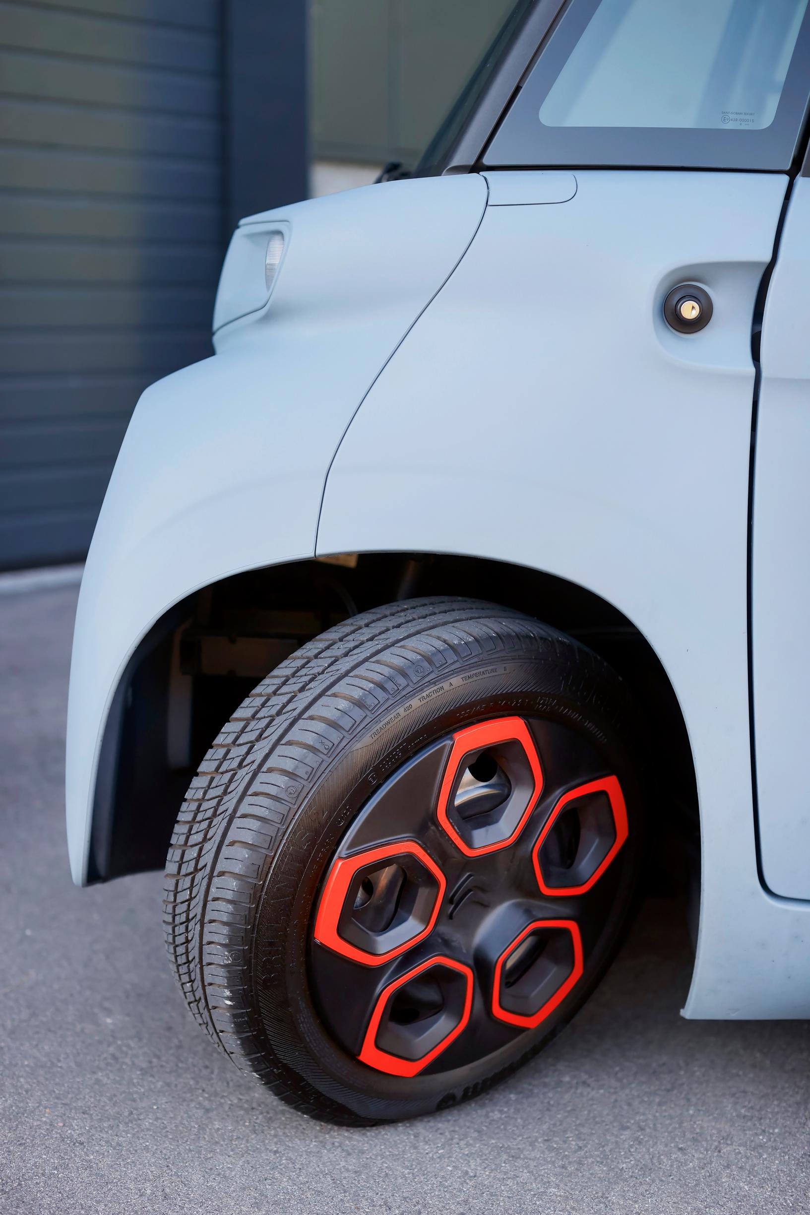 Citroën Ami pyörän yksityiskohdat