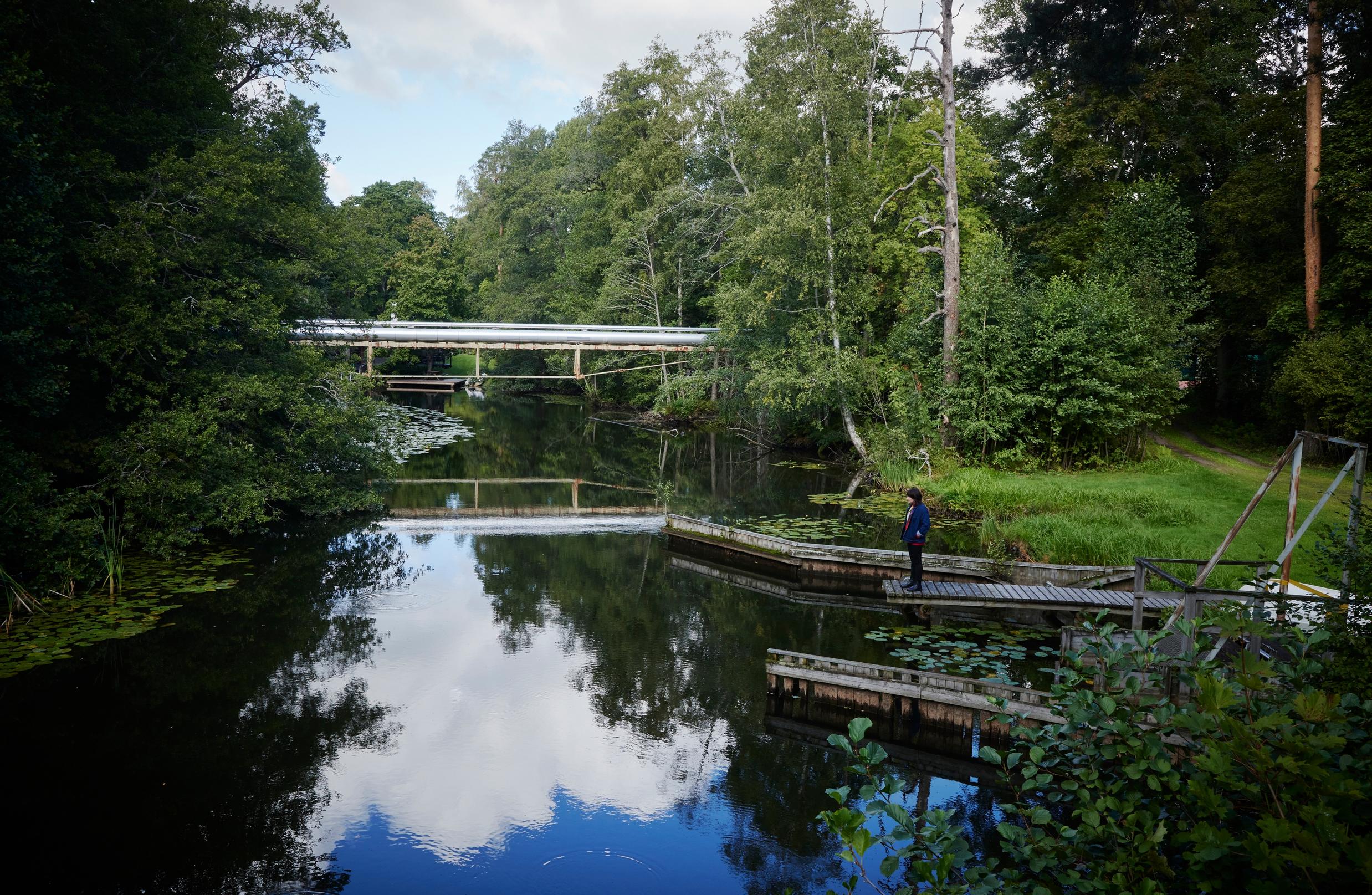 Marjo Niemen lapsuudenkodin Euran teollisuus rakentui hienoihin koskimaisemiin.