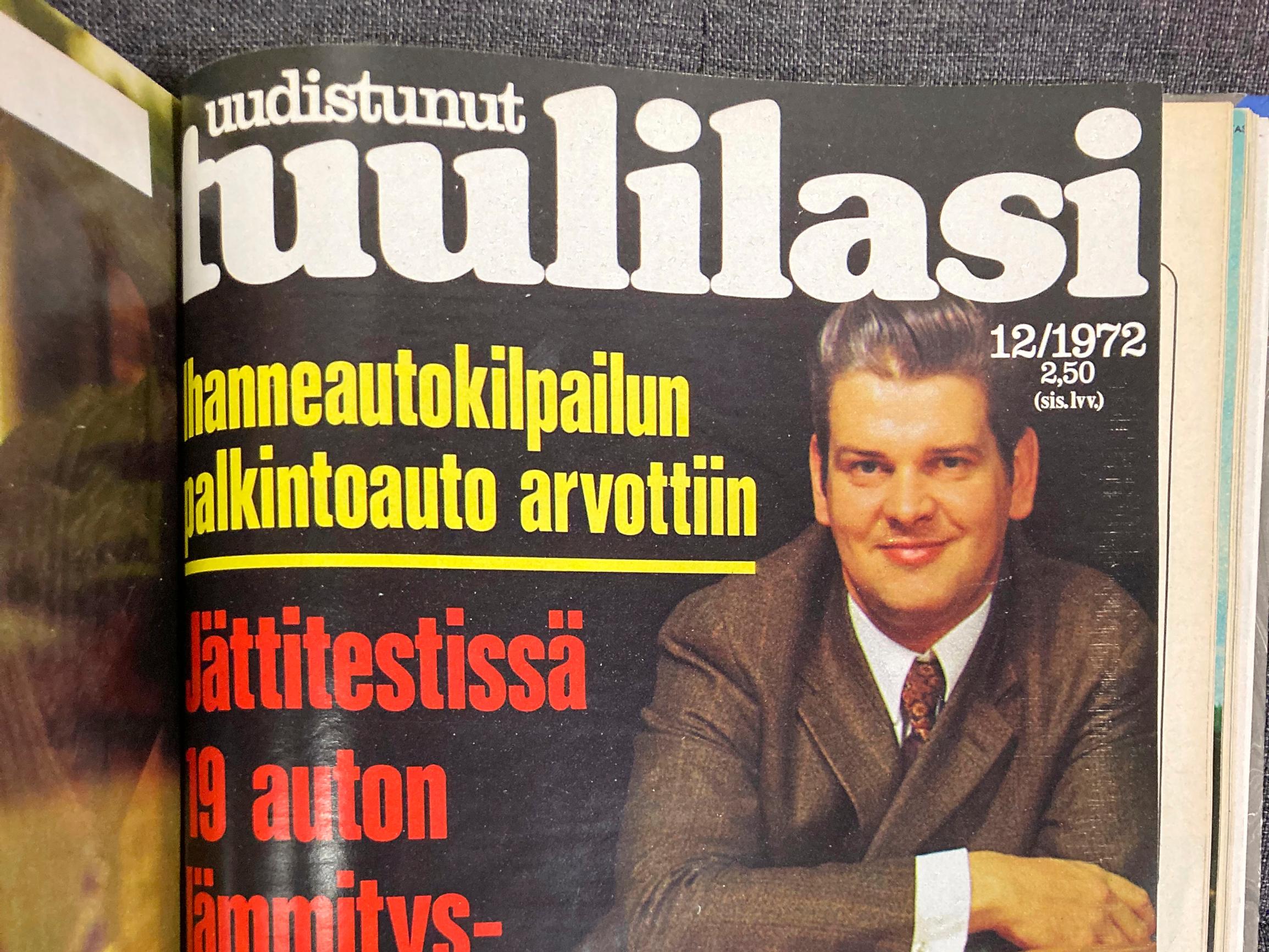 Suolaa tielle vai nastat alle? Joulukuun 1972 Tuulilasissa kysymystä pohtivat insinööri Teppo Savolainen ja diplomi-insinööri Veli Markkula keskustelivat 