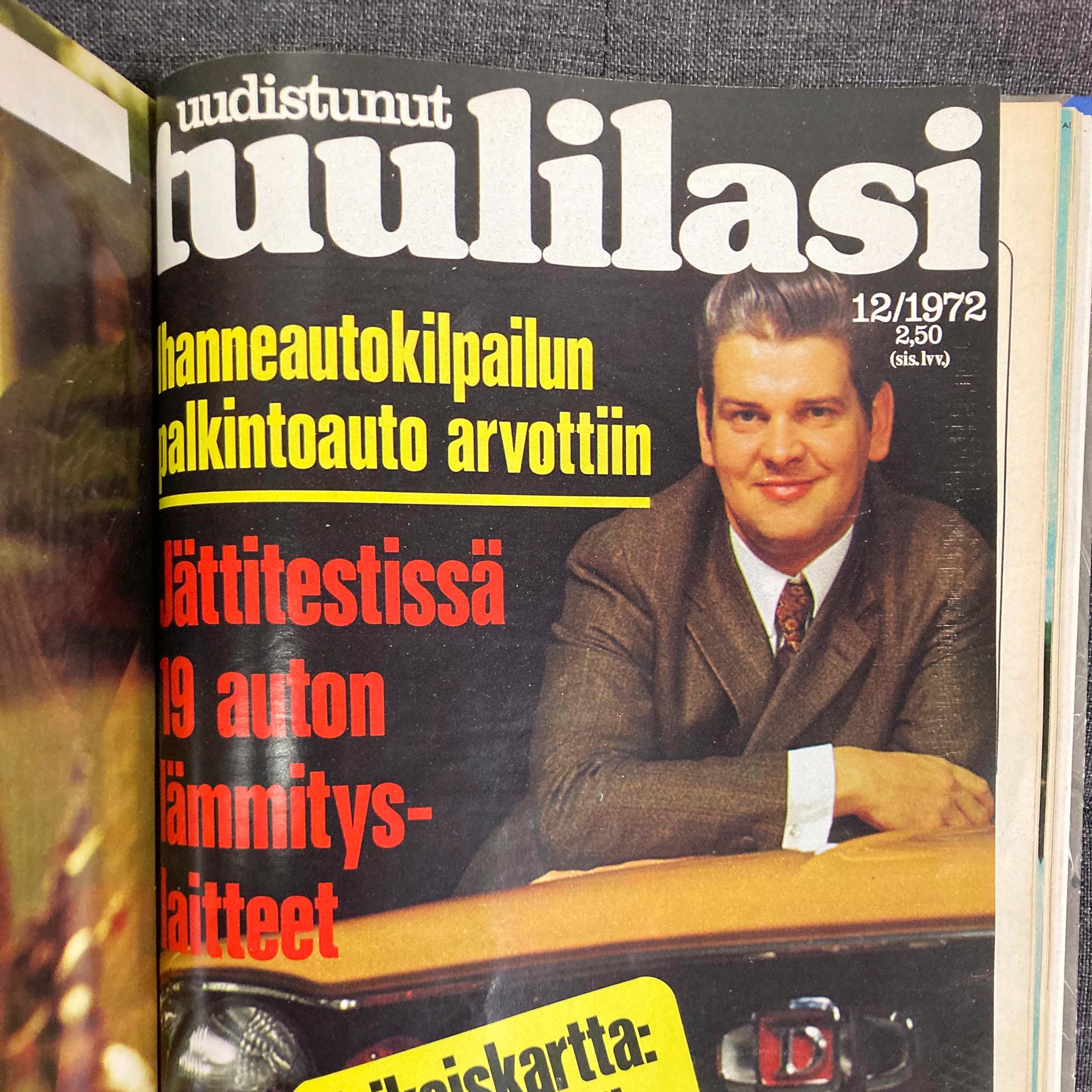 Suolaa tielle vai nastat alle? Joulukuun 1972 Tuulilasissa kysymystä pohtivat insinööri Teppo Savolainen ja diplomi-insinööri Veli Markkula keskustelivat 