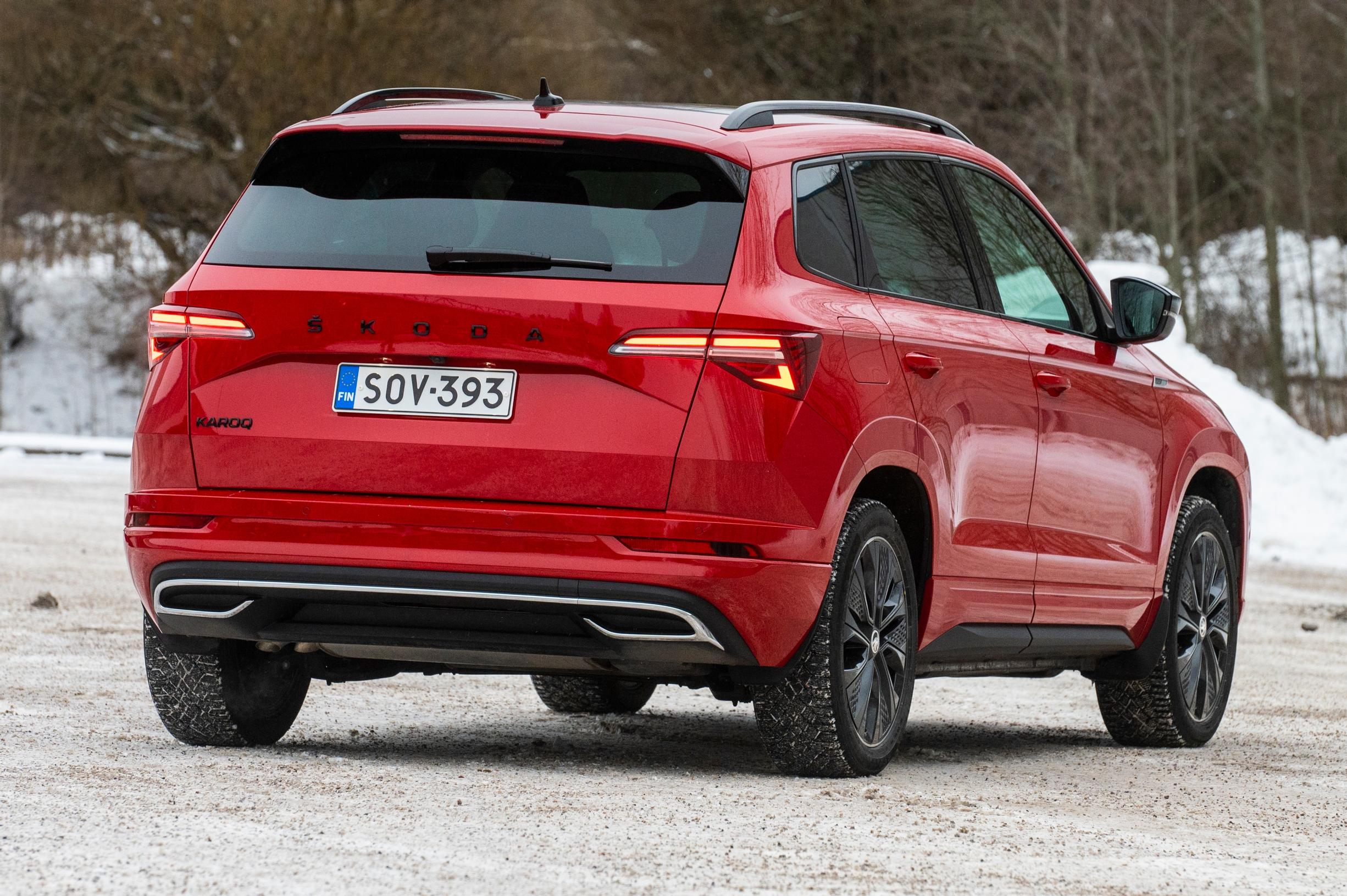 Skoda Karoq 1.5 TSI SportLine DSG Tuulilasin koeajossa