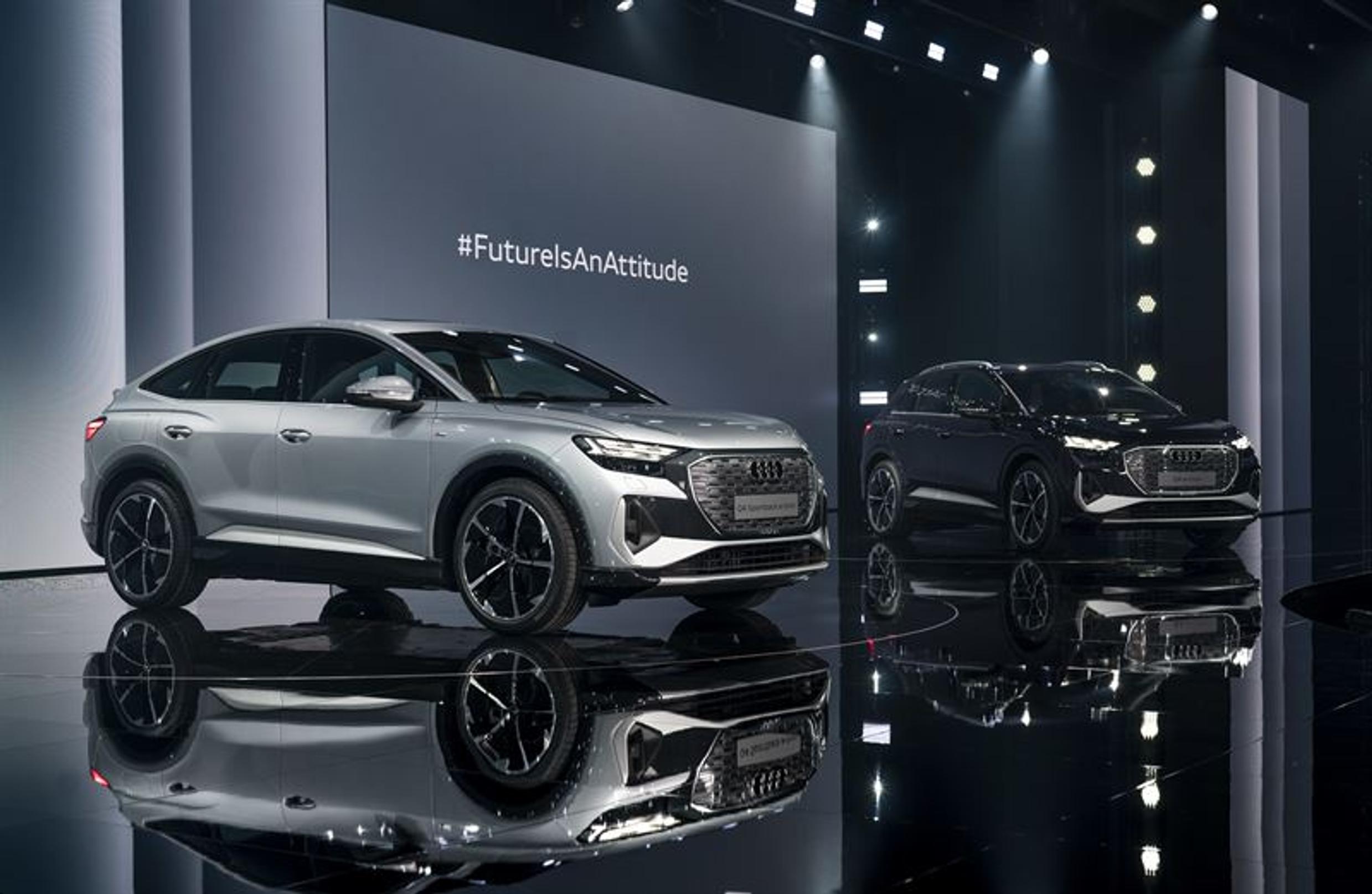 Tässä ovat Audin uusimmat täyssähköiset SUV:t Audi Q4 e-tron ja Q4 Sportback e-tron