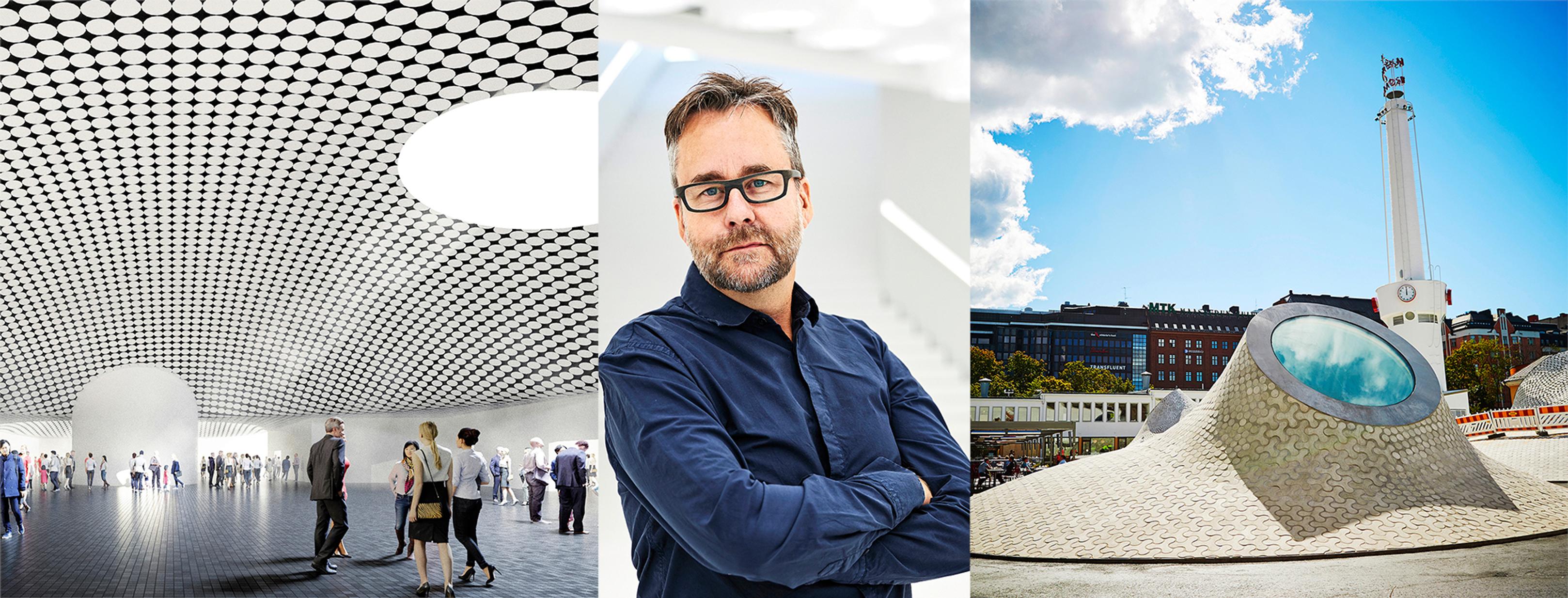 Maan alle rakennettu taidemuseo Amos Rex  on nähtävyys.