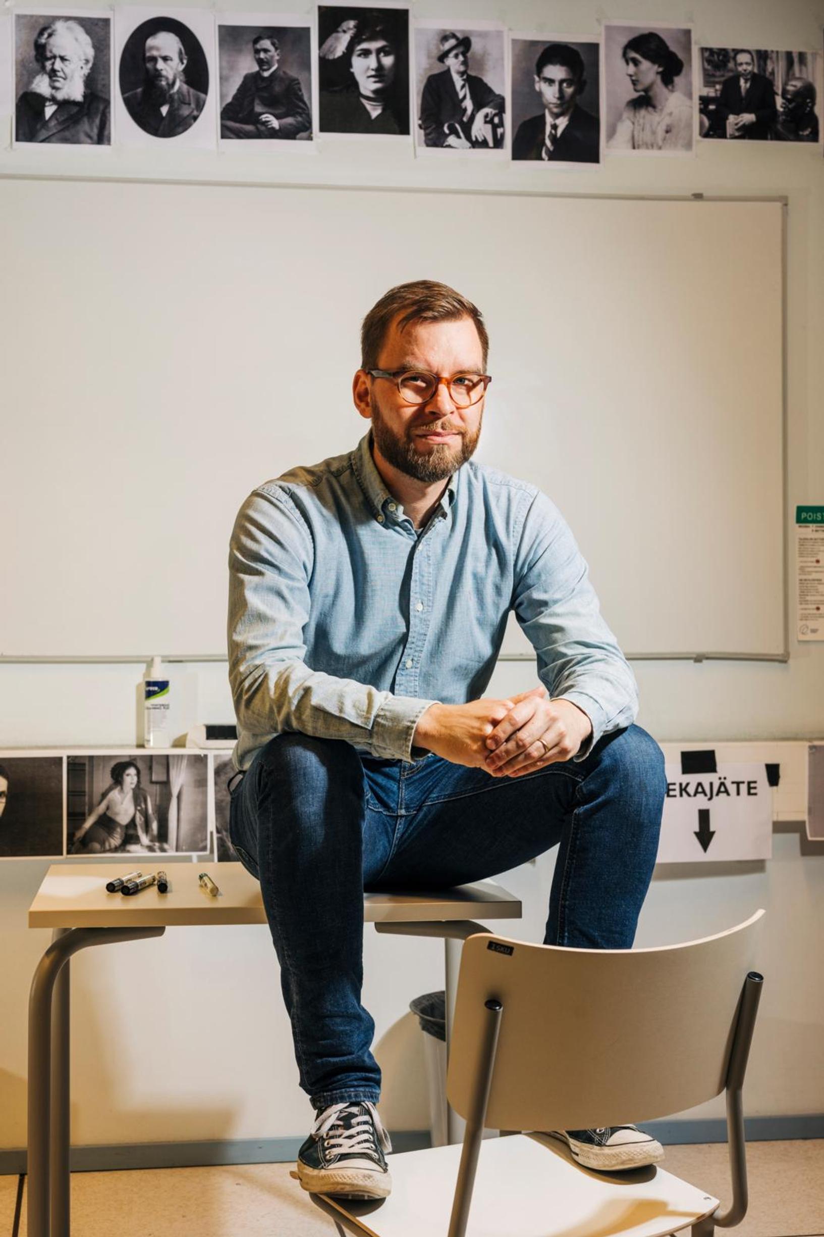 Antti Koskinen, 38, historian ja yhteiskuntaopin lehtori, apulaisrehtori
