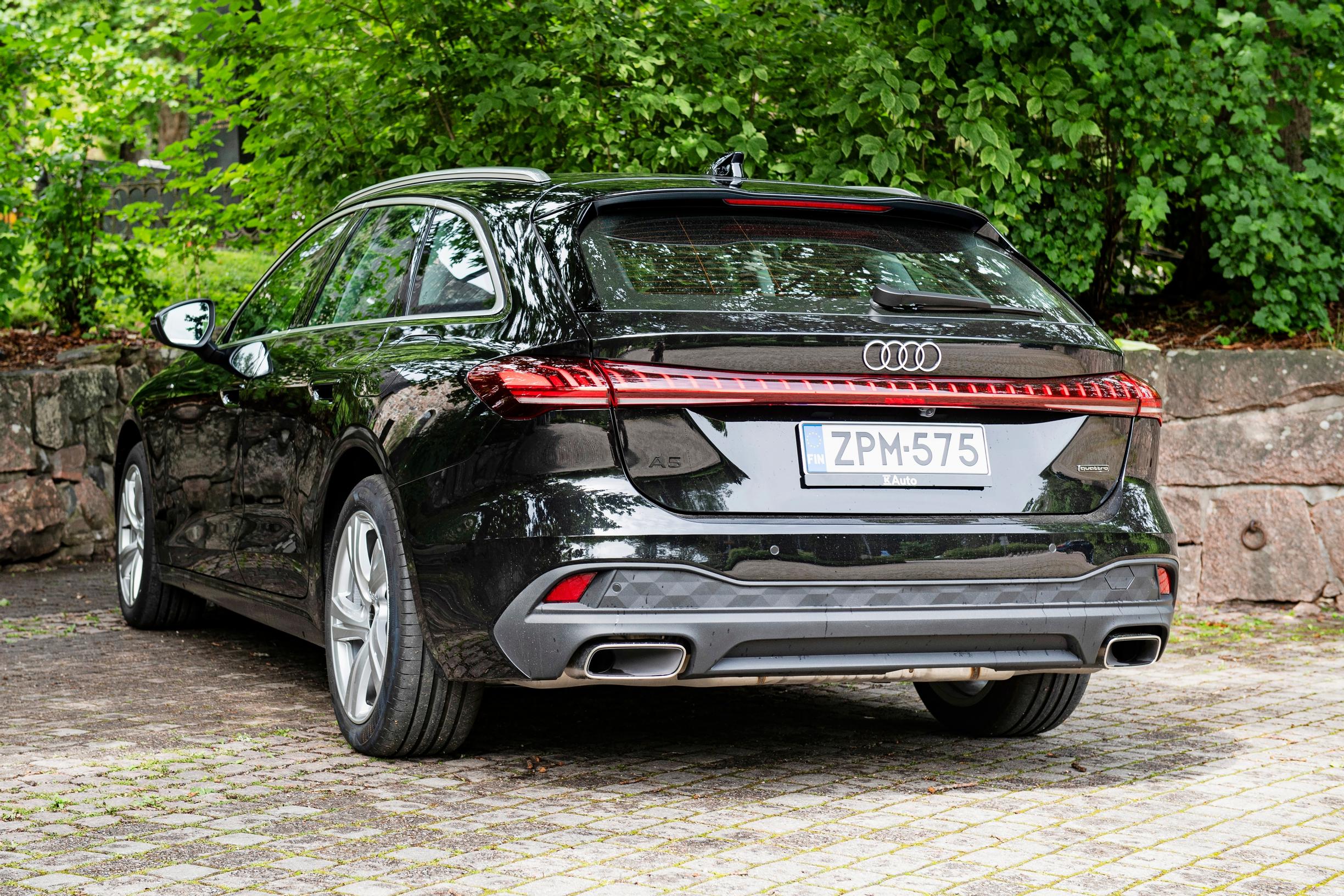 Audi A5 Avant Tuulilasin koeajossa
