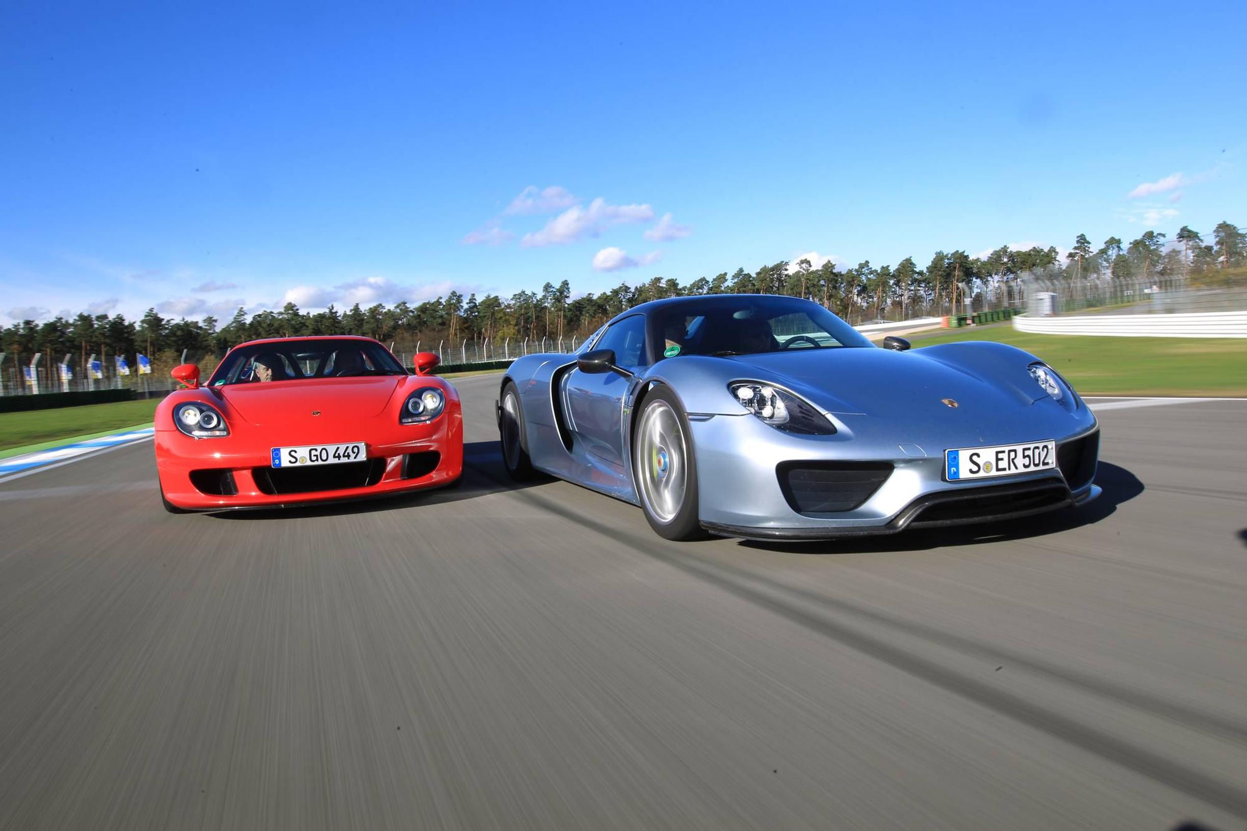 Katutykit vertailussa: Porsche 918 Spyder ja Carrera GT