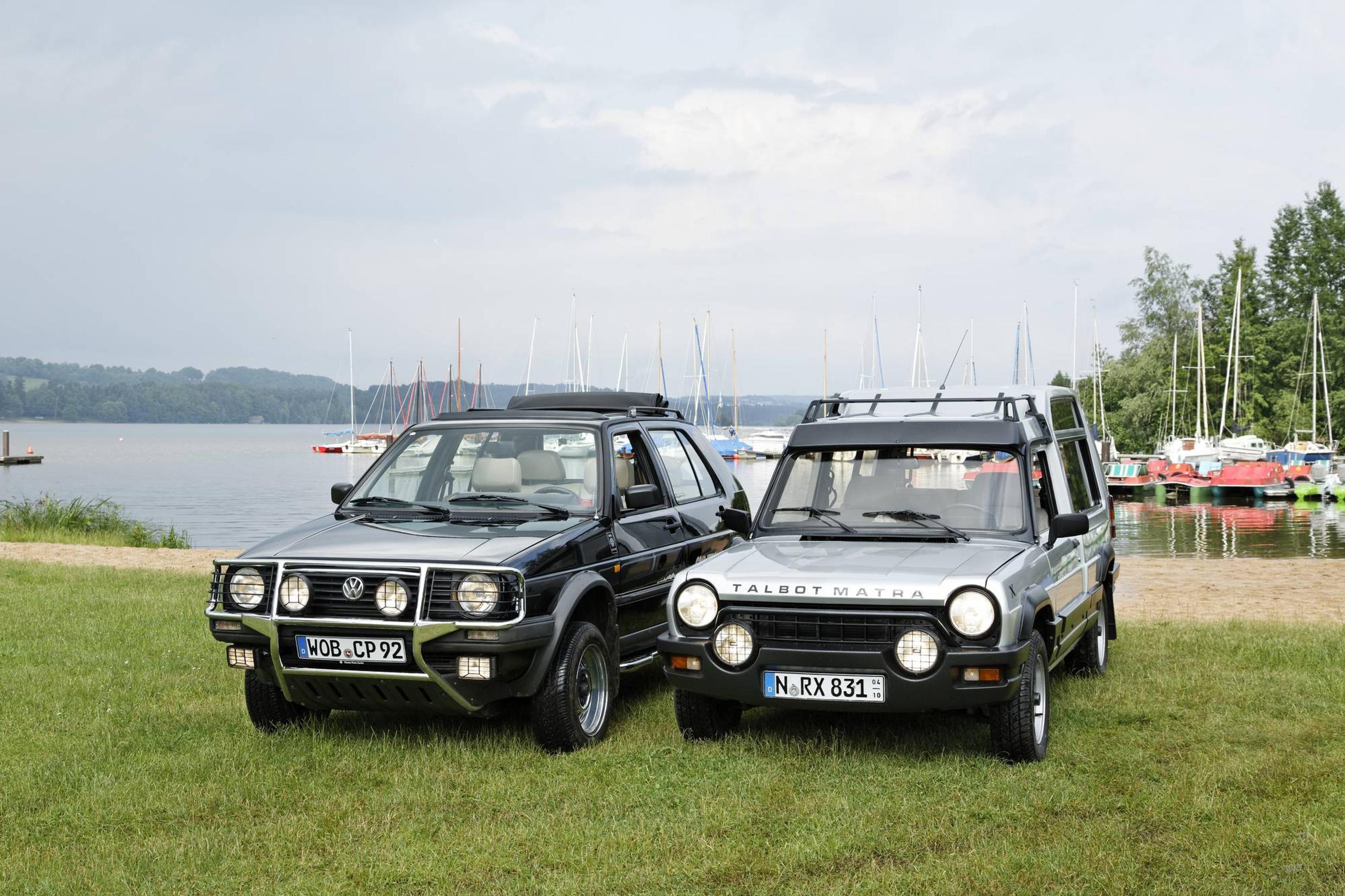 VW Golf Country ja Talbot Matra Rancho – autot, jotka tulivat liian aikaisin