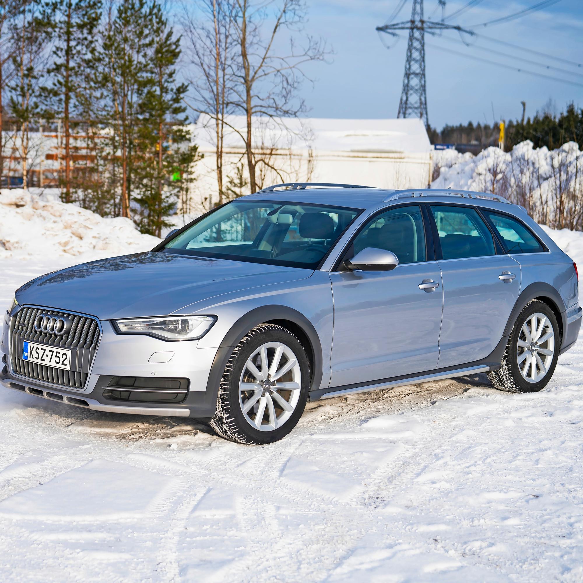 Audi A6 Allroad vm. 2015 – Priimakuntoinen kolmen litran farkku hänelle, joka arvostaa hyvän suorituskyvyn ja pienen kulutuksen yhdistelmää