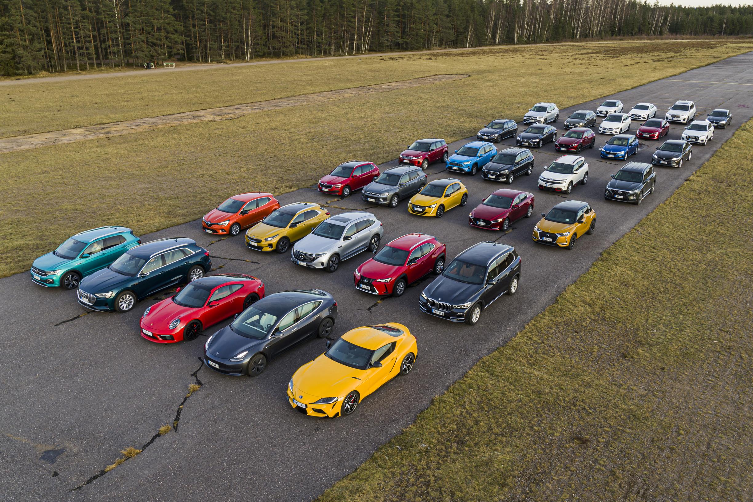 Illalla selviää, mikä näistä on Vuoden Auto Suomessa 2020 