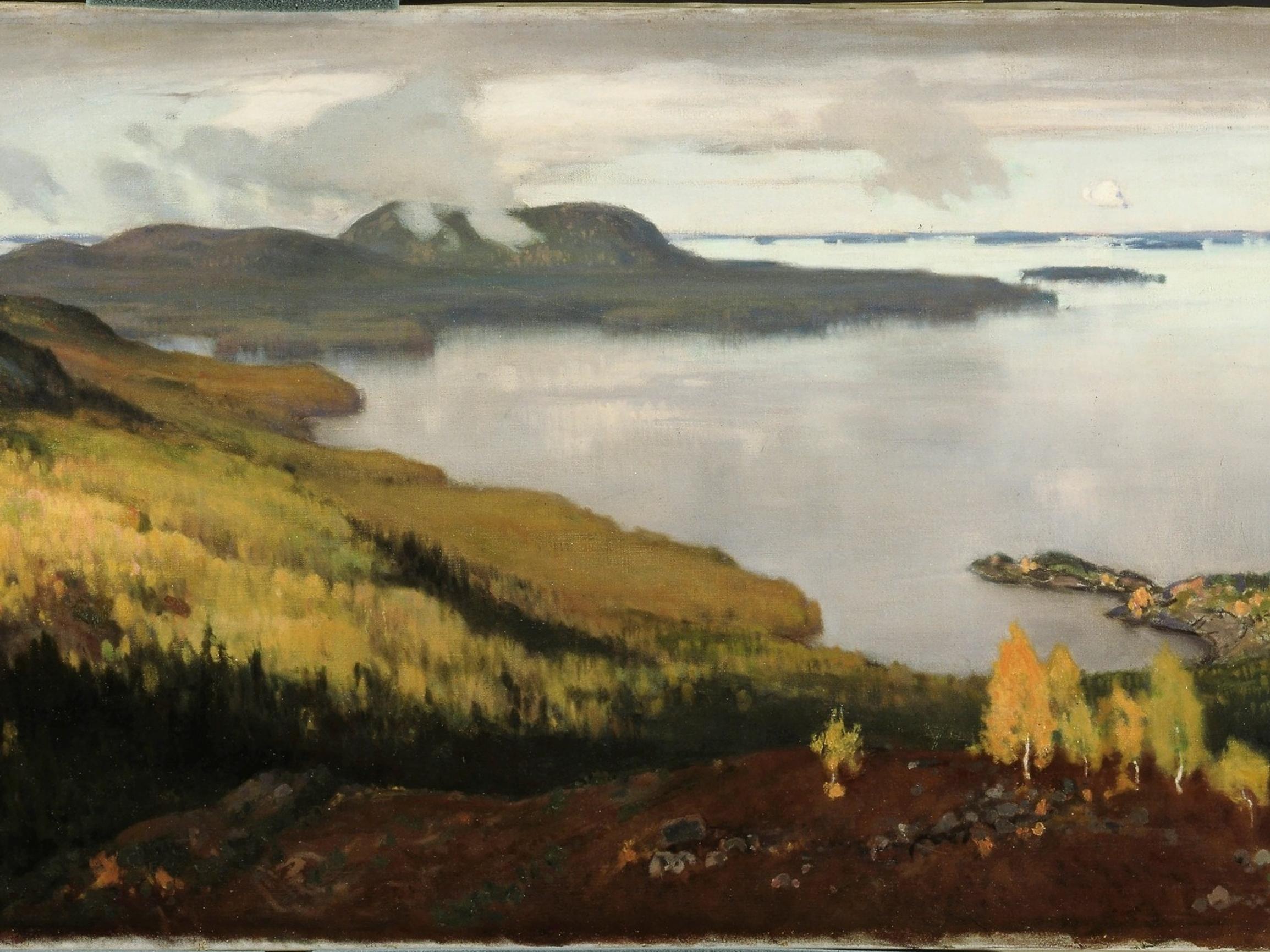 Suomen kansallismaisema eilen ja tänään – Eero Järnefelt: Syysmaisema Pielisjärveltä (1899) – Näin se on muuttunut