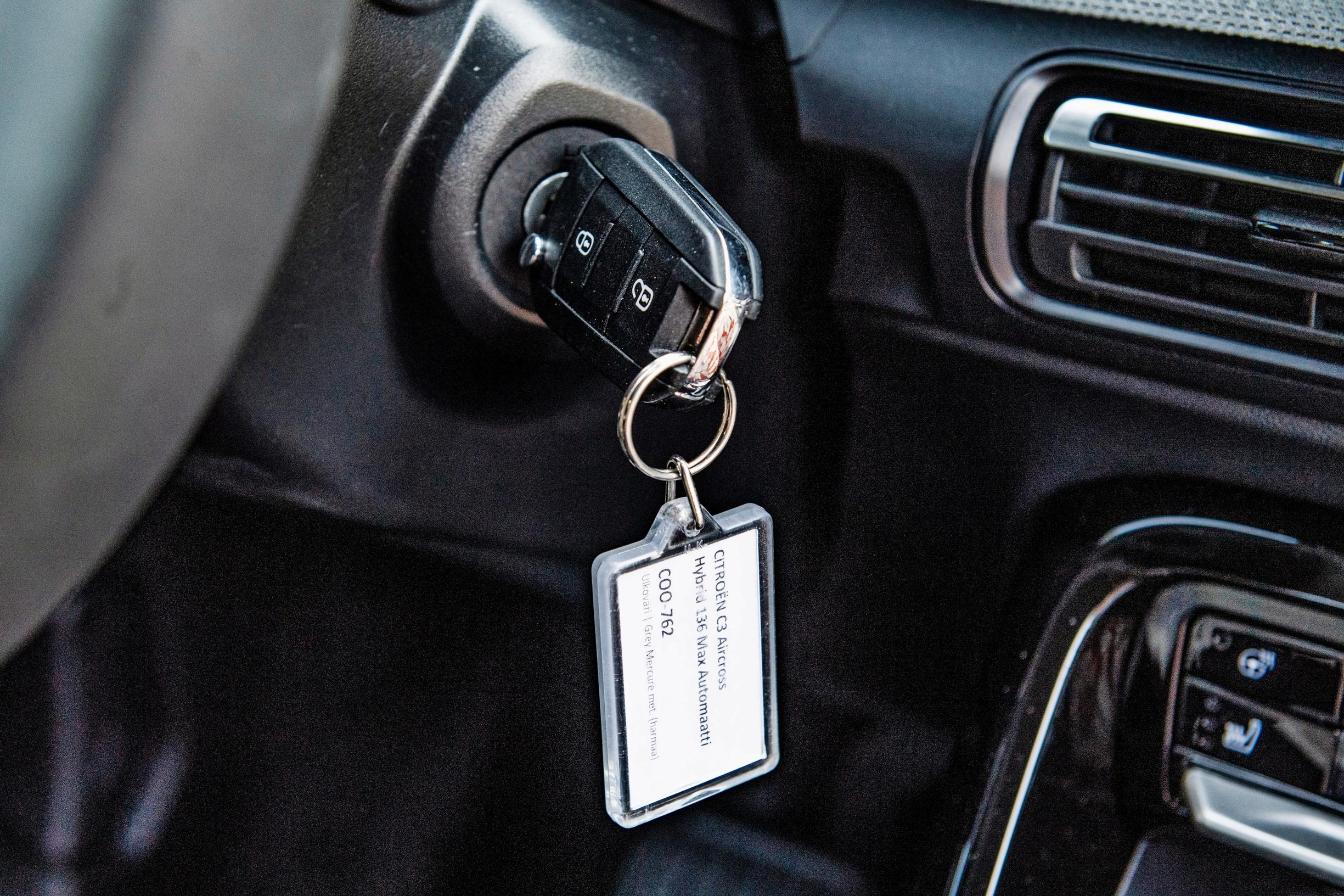 Citroën C3 Aircrossin perinteinen virta-avain on tänä päivänä katoavaa kansanperinnettä.