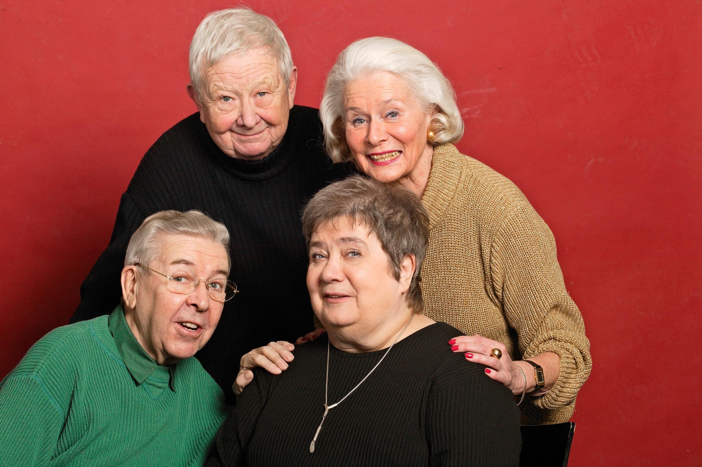 Lasse Pöysti, Kyllikki Forssell, Pentti Siimes, Ritva Valkama