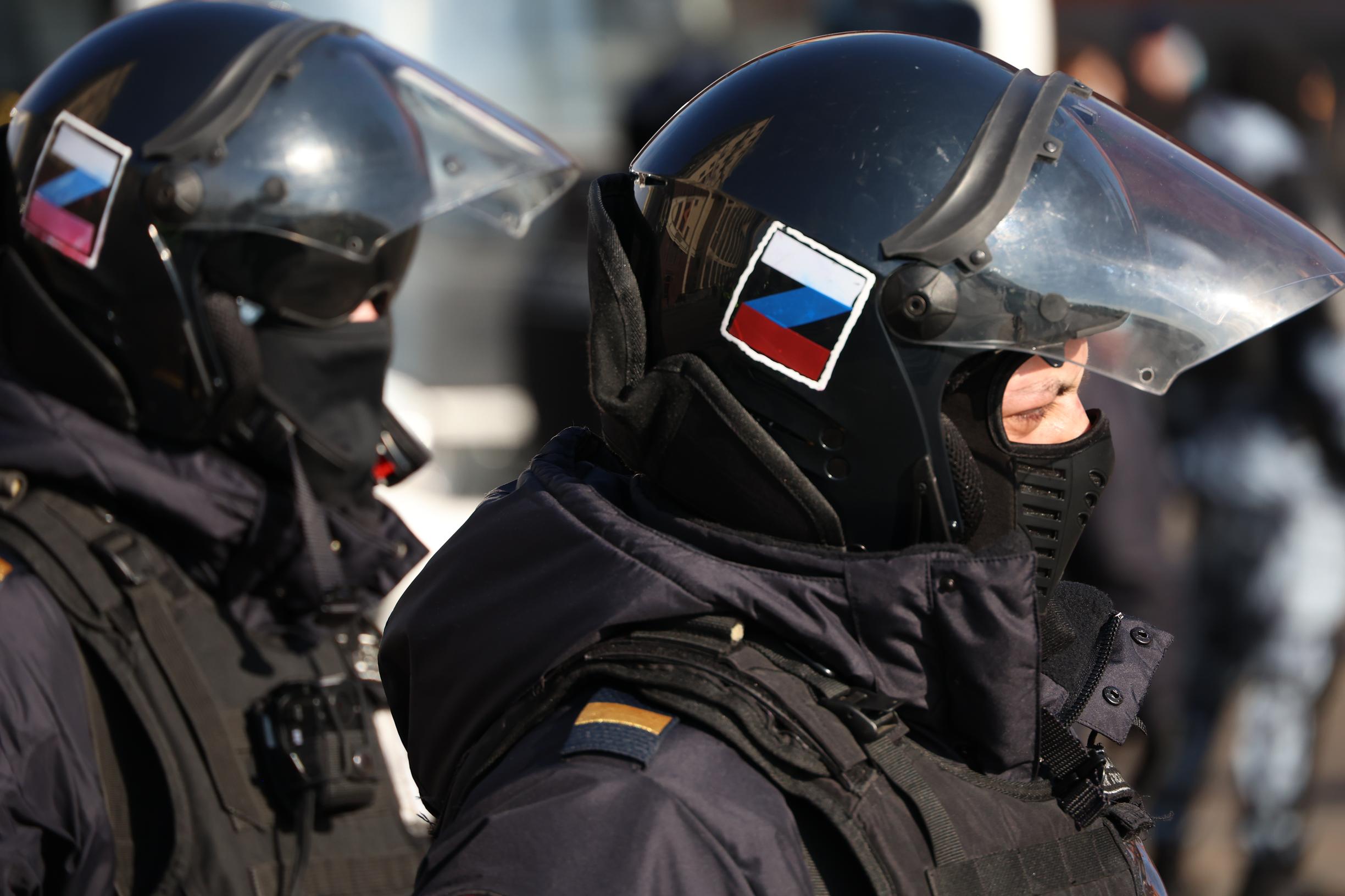 Ukrainan sotaa vastustava mielenosoitus Moskovassa.